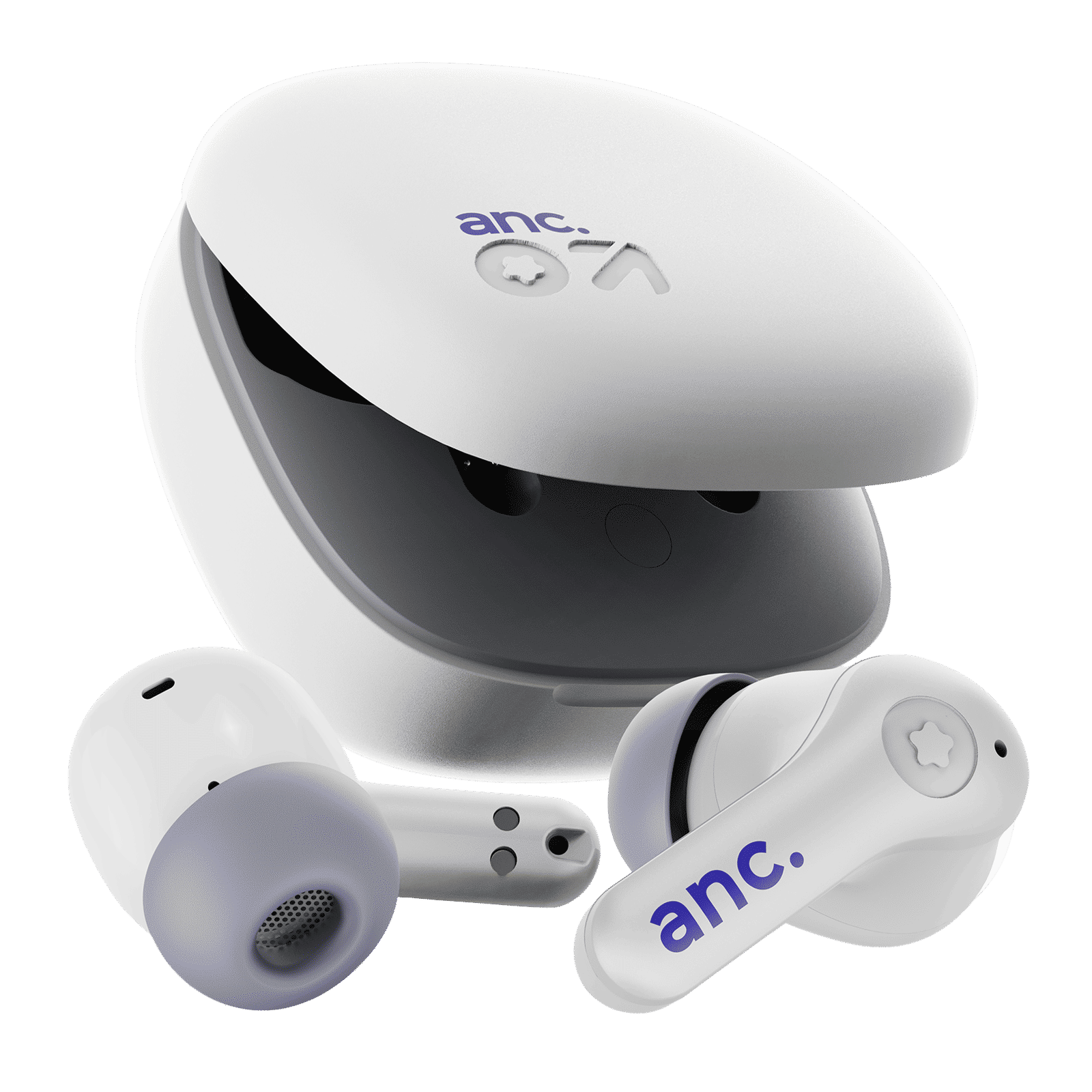 GOBOULT (formerly Boult) Klarity 4 FGTW245WHT TWS Earbuds with Active Noise Cancellation (IPX5 Water Resistant, Fast Charging, White)_1