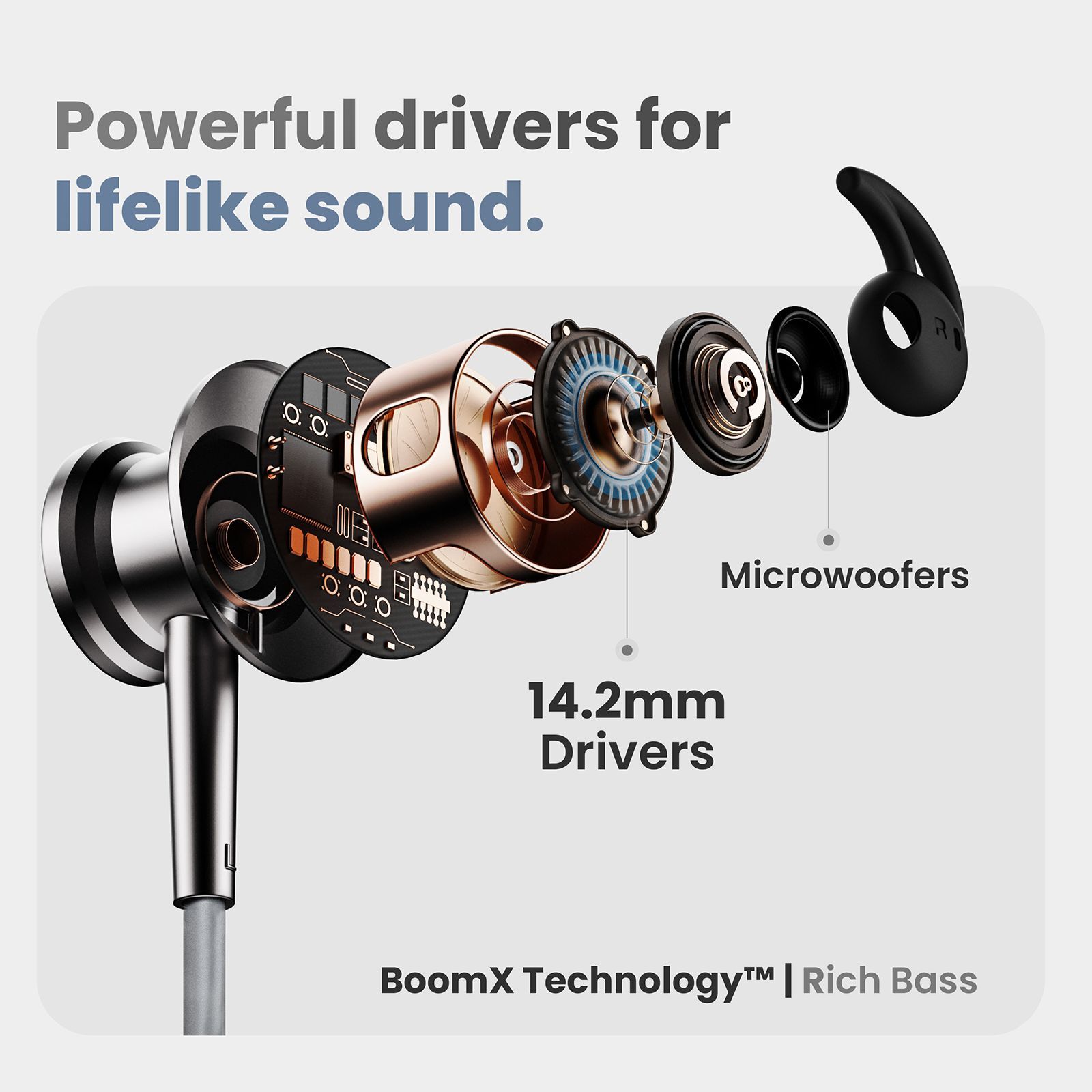 GOBOULT (formerly Boult) GX Charge RGNB156BLU Neckband with Environmental Noise Cancellation (IPX5 Water Resistant, Fast Charging, Blue) GOBOULT (formerly Boult) GX Charge RGNB156BLU Neckband with Environmental Noise Cancellation (IPX5 Water Resistant, Fast Charging, Blue)_6