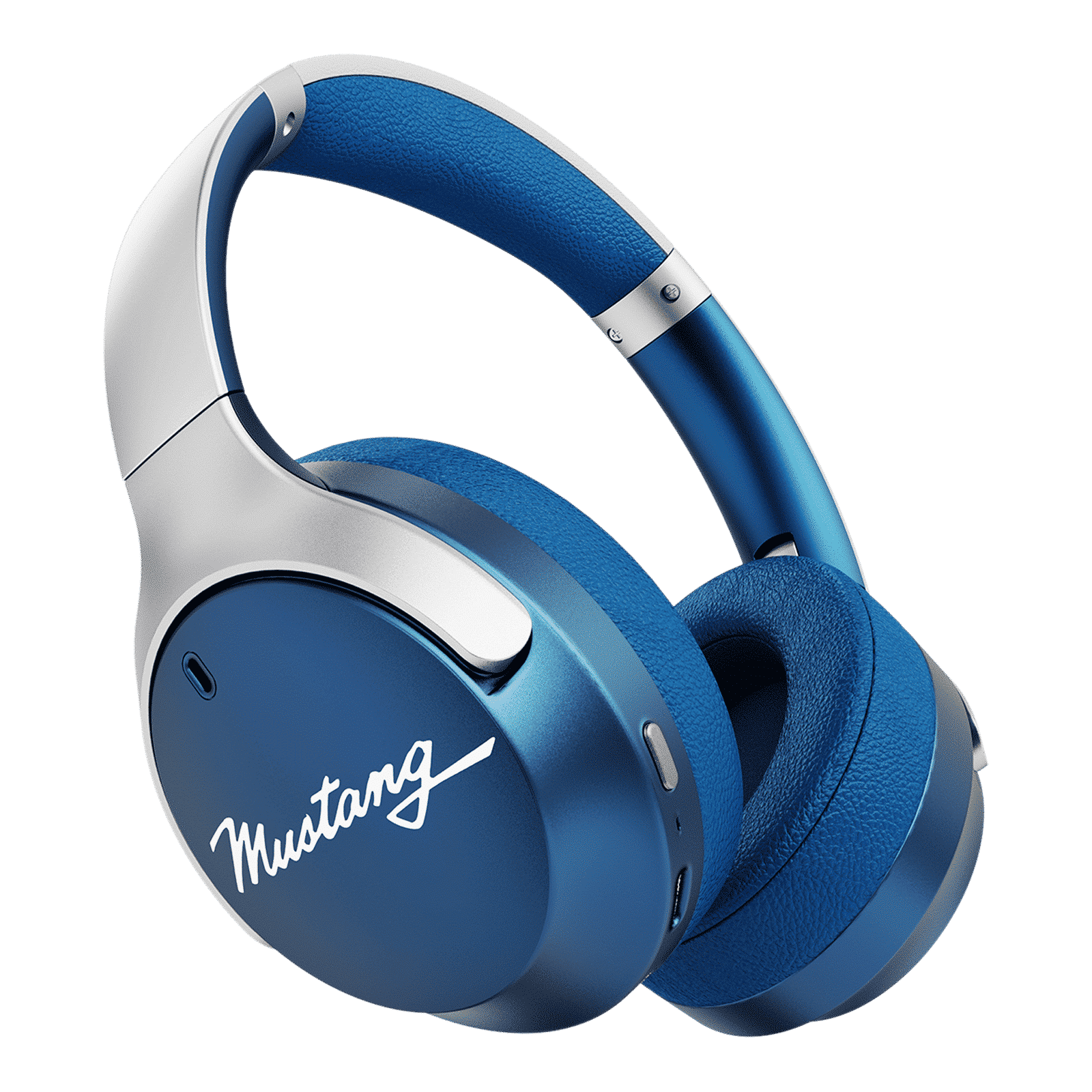 GOBOULT (formerly Boult) Mustang Q FGHP247QQQ Bluetooth Gaming Headphone with Environmental Noise Cancellation (Boom X Technology, Over Ear, Blue)_3