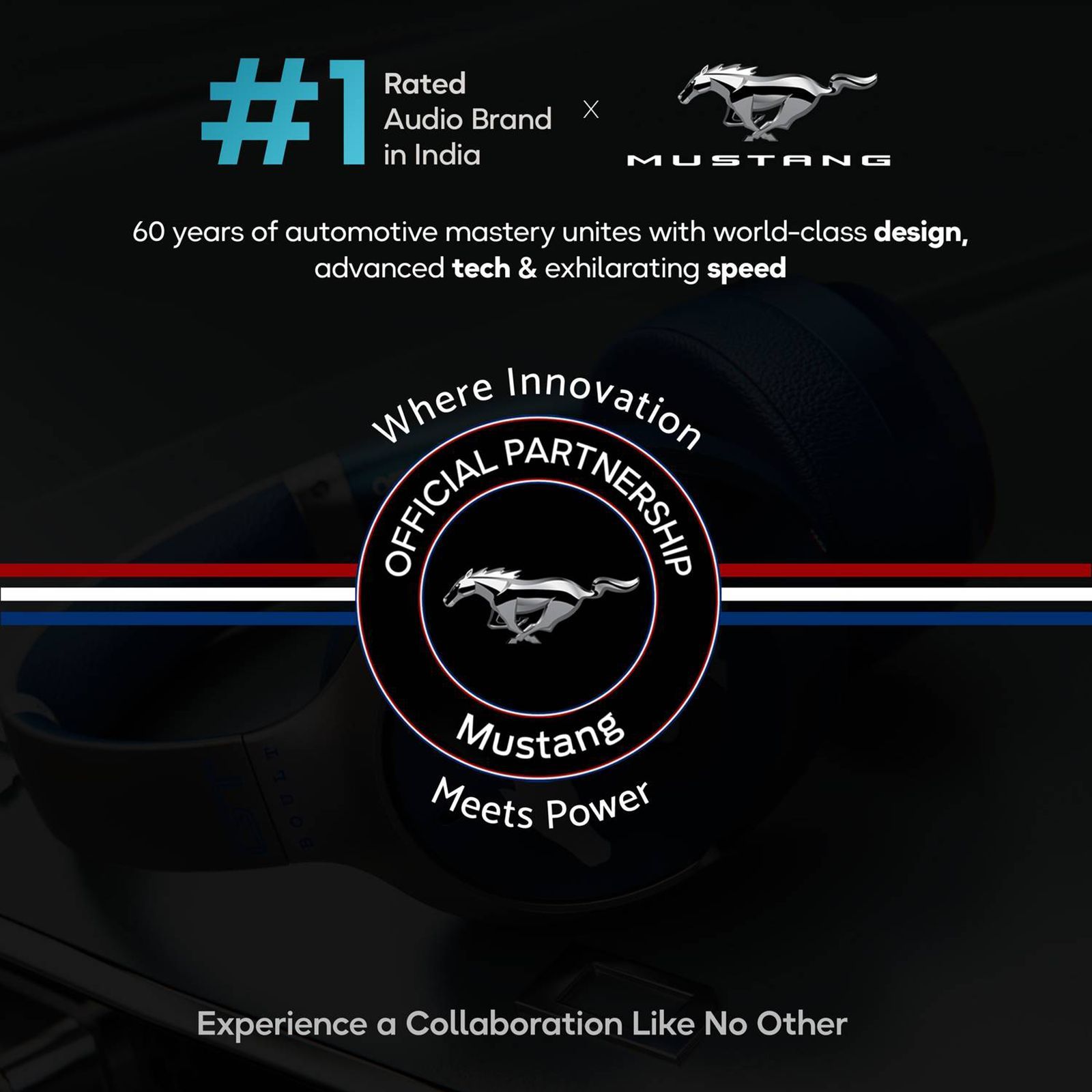 GOBOULT (formerly Boult) Mustang Q FGHP247QQQ Bluetooth Gaming Headphone with Environmental Noise Cancellation (Boom X Technology, Over Ear, Blue)_4