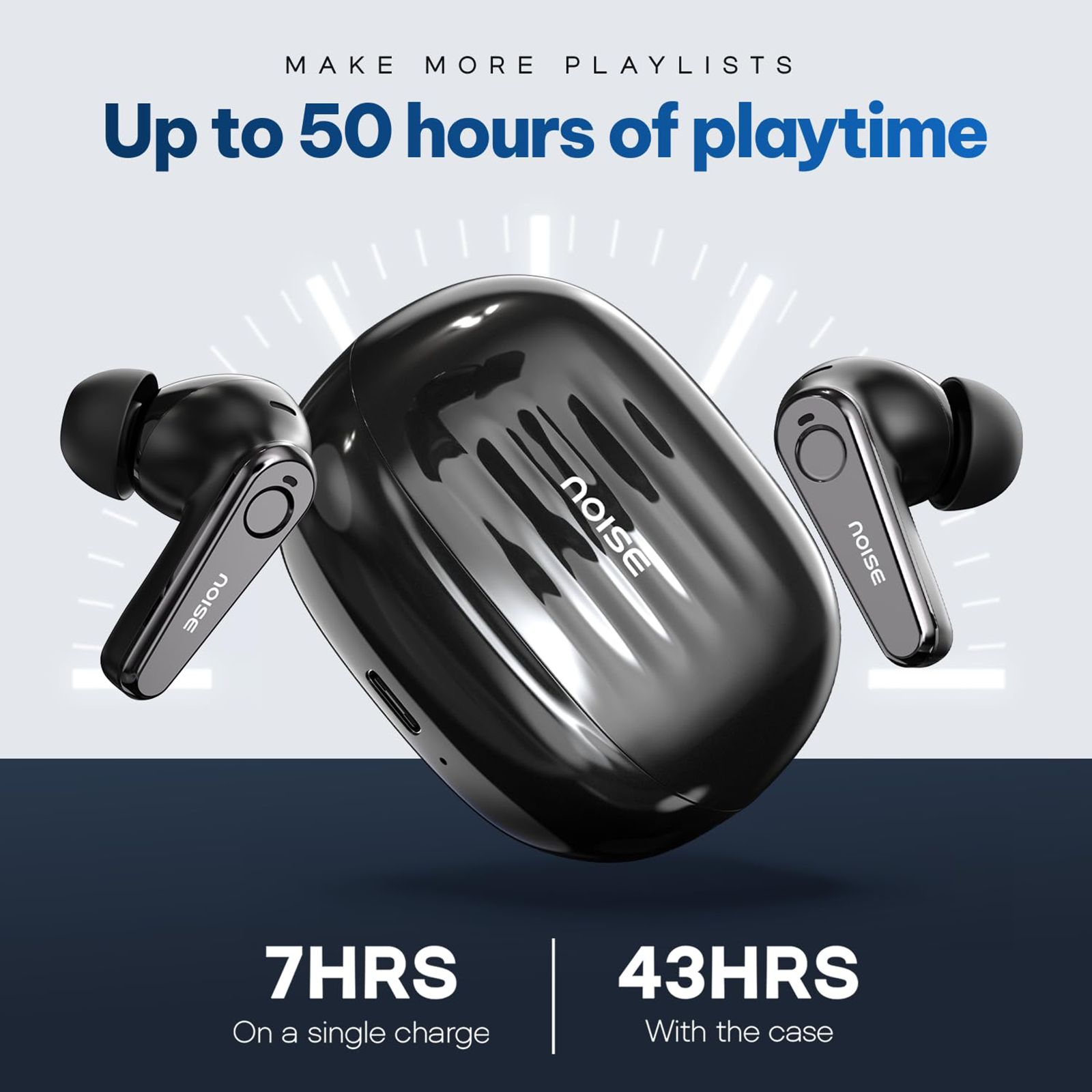 noise Buds X Ultra TWS Earbuds with Active Noise Cancellation (IPX5 Water Resistant, Instacharge, Ebony Black)_9