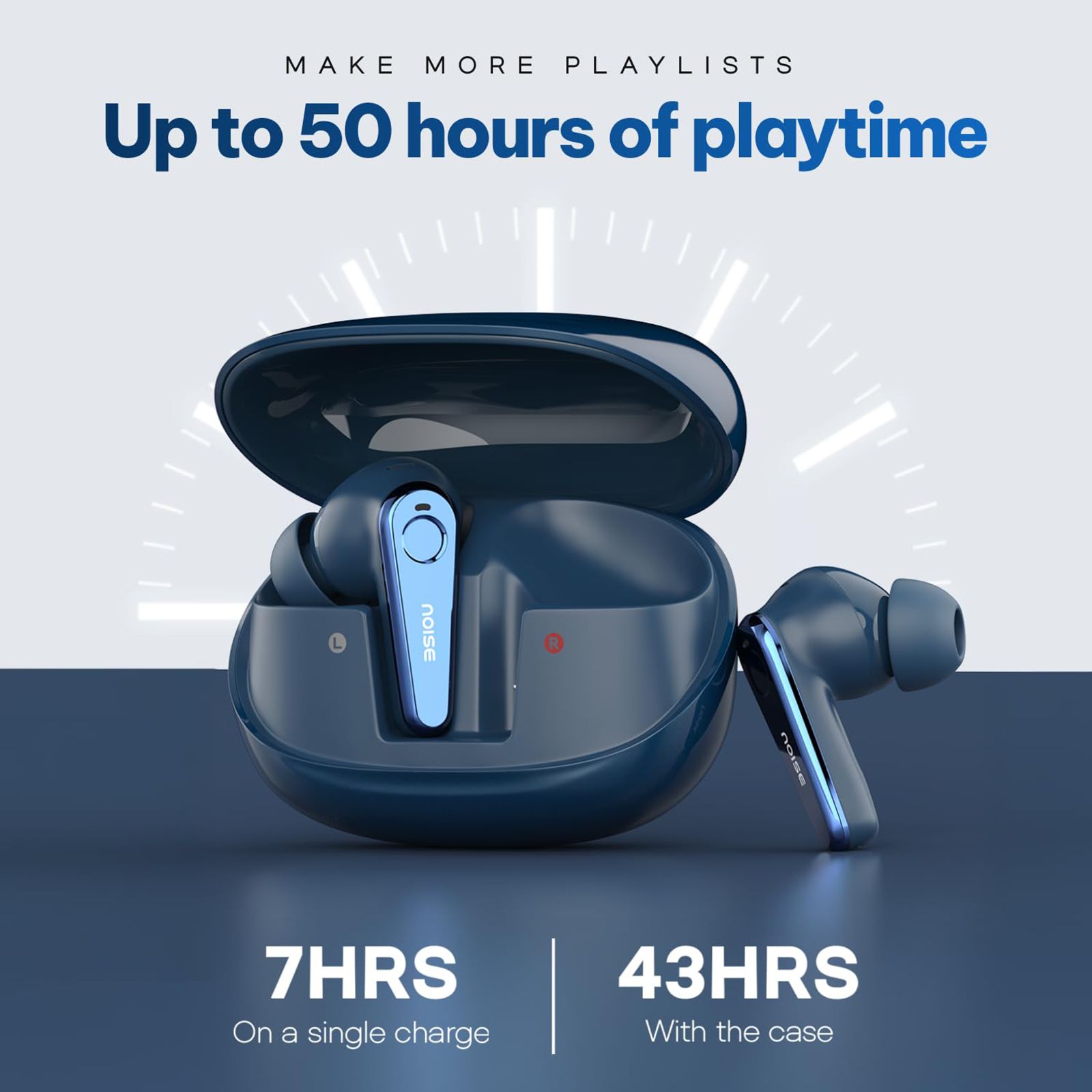 noise Buds X Ultra TWS Earbuds with Active Noise Cancellation (IPX5 Water Resistant, Instacharge, Space Blue)_9