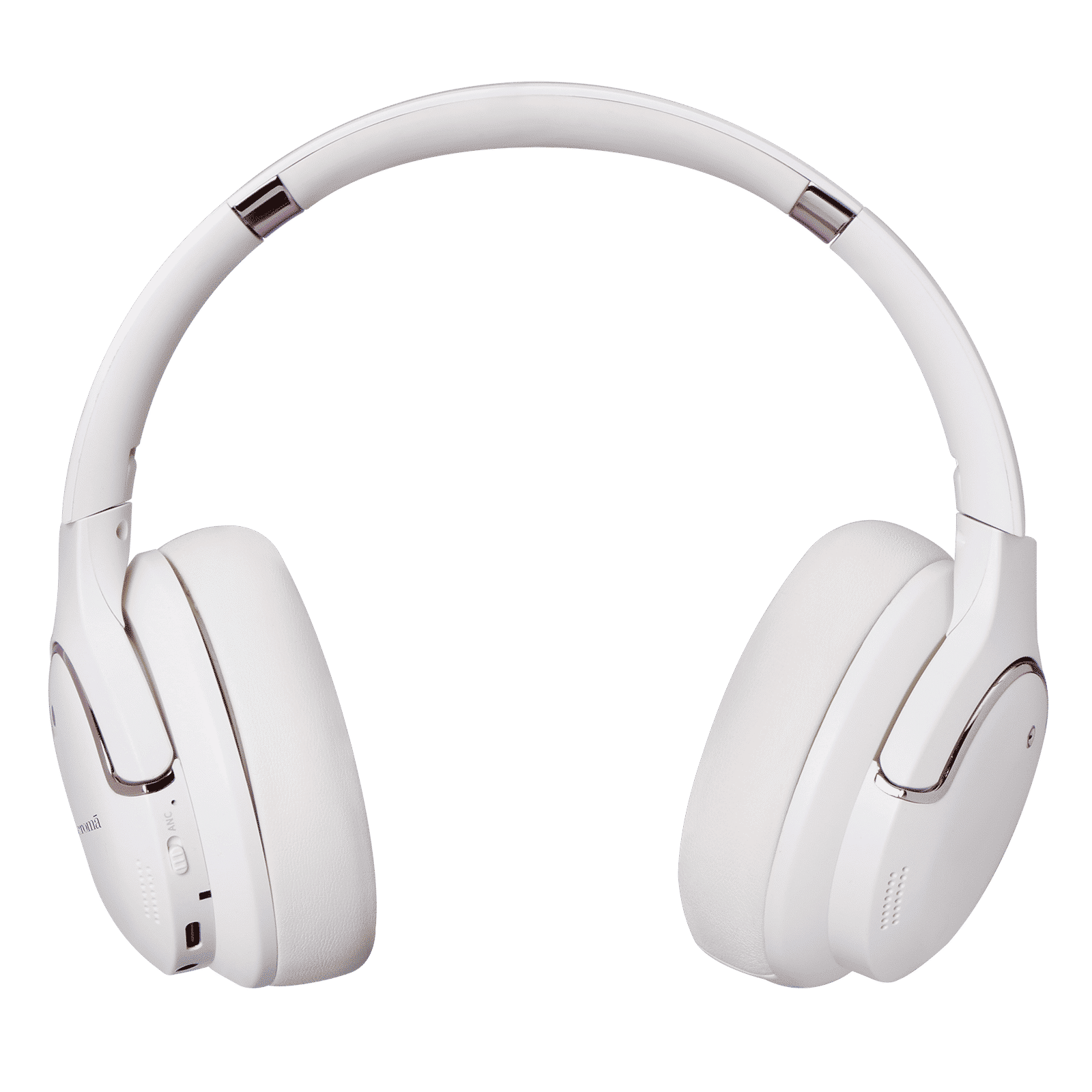 Croma Bluetooth Headphone with Mic (Active Noise Cancellation, Over Ear, Beige) Croma Bluetooth Headphone with Mic (Active Noise Cancellation, Over Ear, Beige)_4