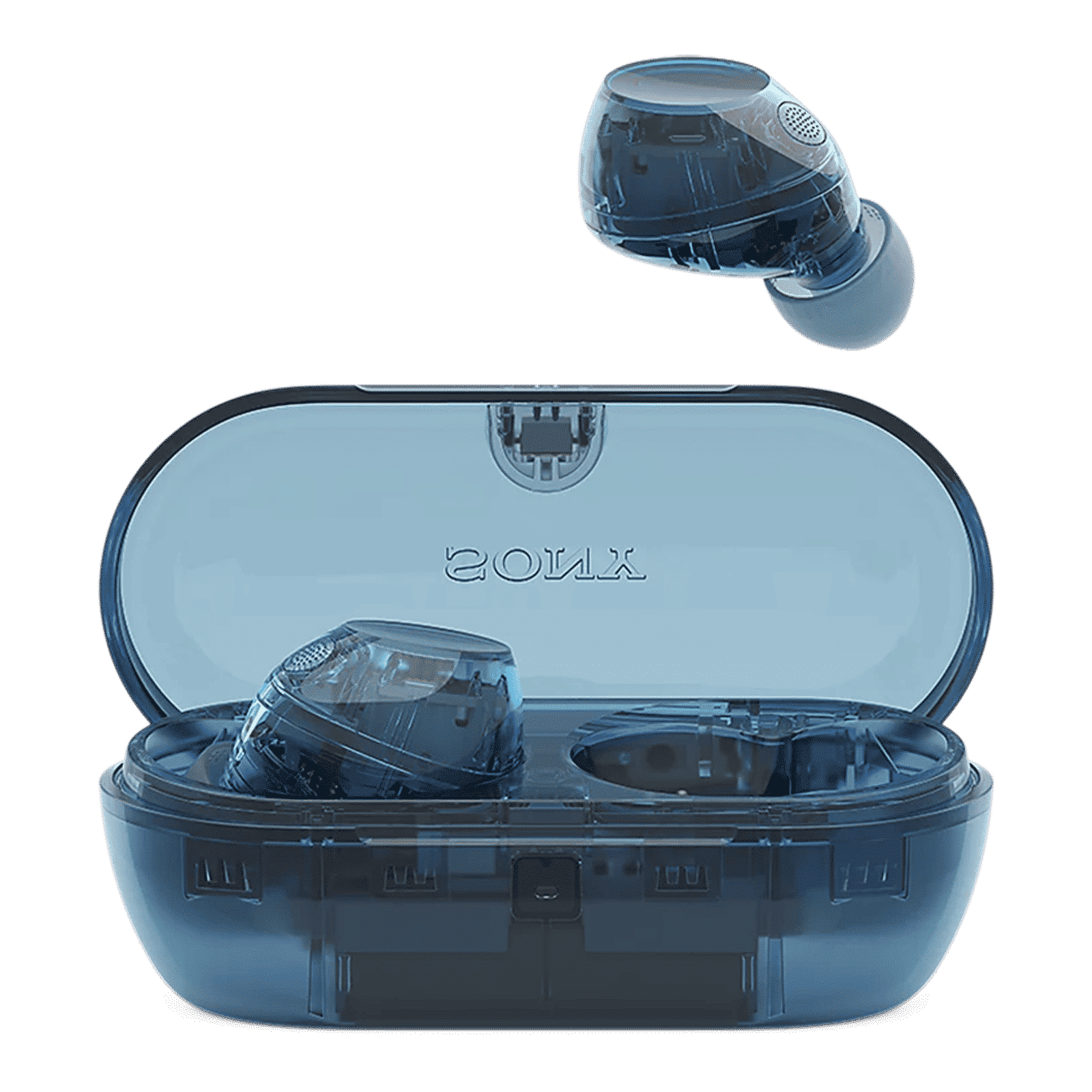 SONY WF-C710N TWS Earbuds with Advanced Noise Cancellation (IPX4 Water Resistant, Noise Sensor Technology, Glass Blue)_1