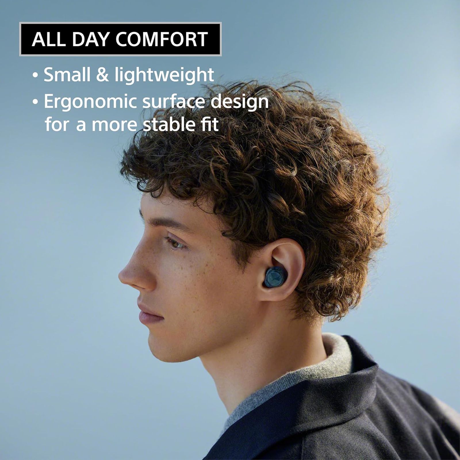 SONY WF-C710N TWS Earbuds with Advanced Noise Cancellation (IPX4 Water Resistant, Noise Sensor Technology, Glass Blue)_8
