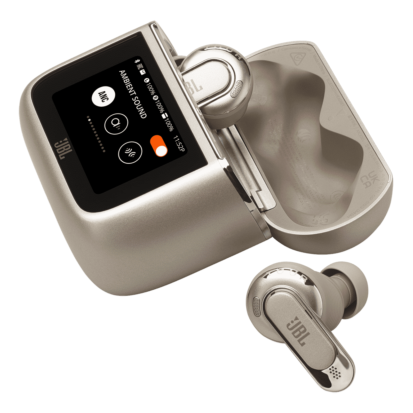 JBL Tour Pro 3 TWS Earbuds with True Adaptive Noise Cancellation (IPX55 Water Resistant, Multi-Point Connection, Latte)_9