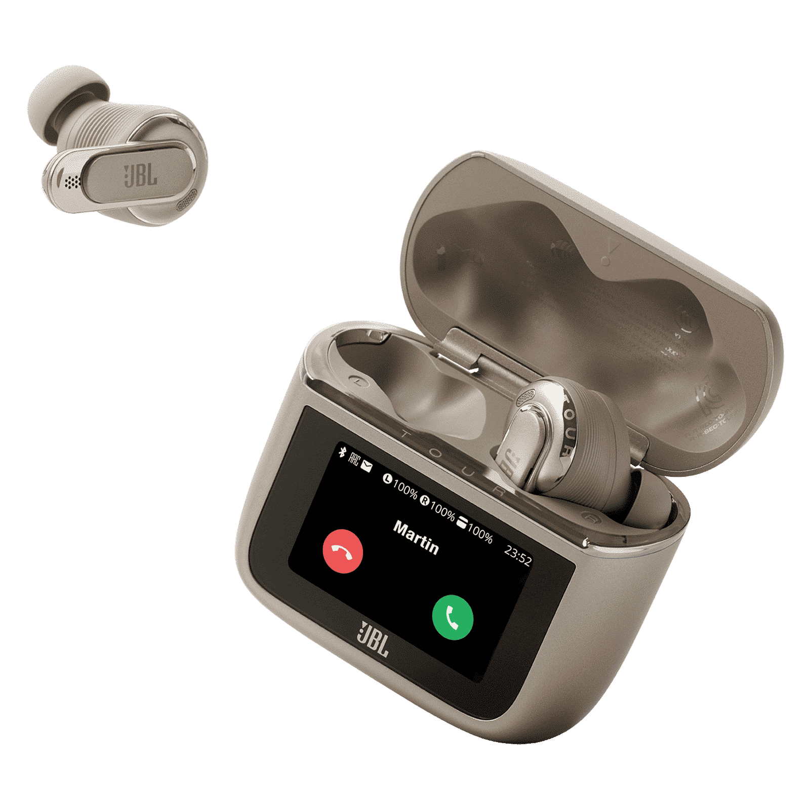 JBL Tour Pro 3 TWS Earbuds with True Adaptive Noise Cancellation (IPX55 Water Resistant, Multi-Point Connection, Latte)_12