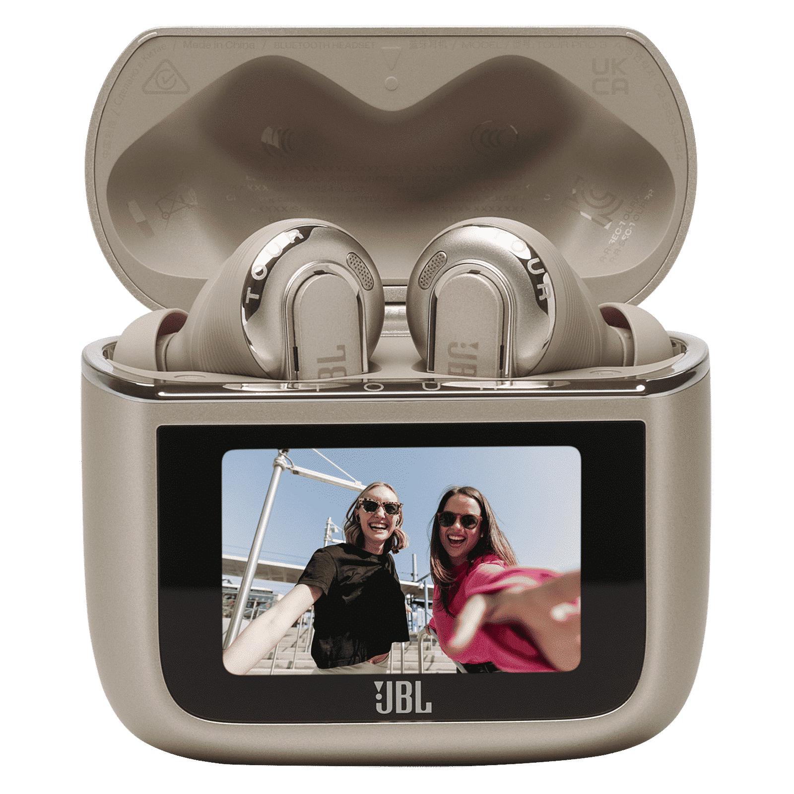 JBL Tour Pro 3 TWS Earbuds with True Adaptive Noise Cancellation (IPX55 Water Resistant, Multi-Point Connection, Latte)_4