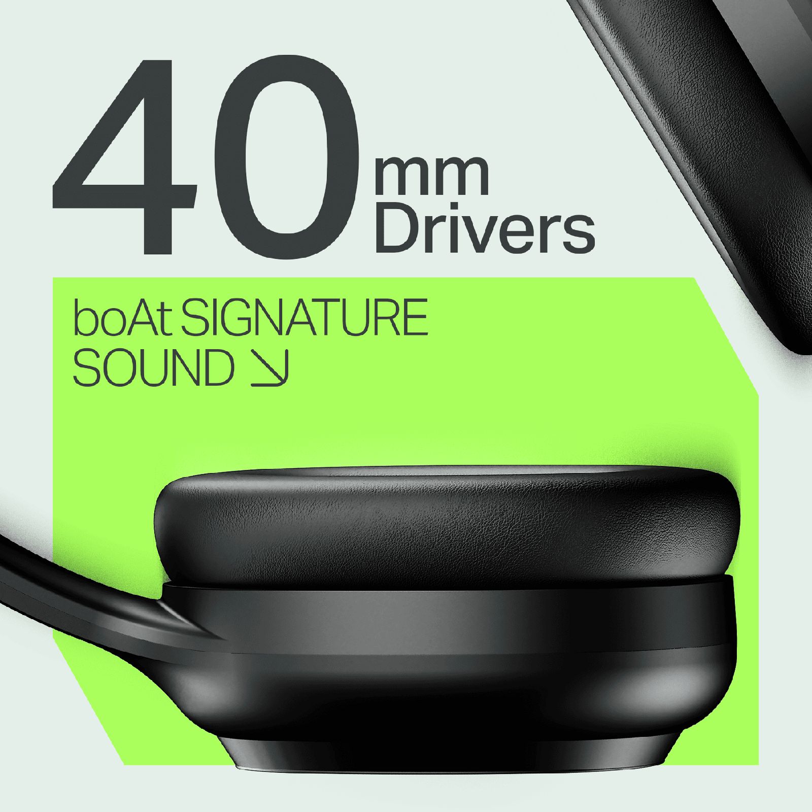 boAt Rockerz 421 Bluetooth Headphone with Mic (40 Hours Playback, Over Ear, Black Sabre)_7