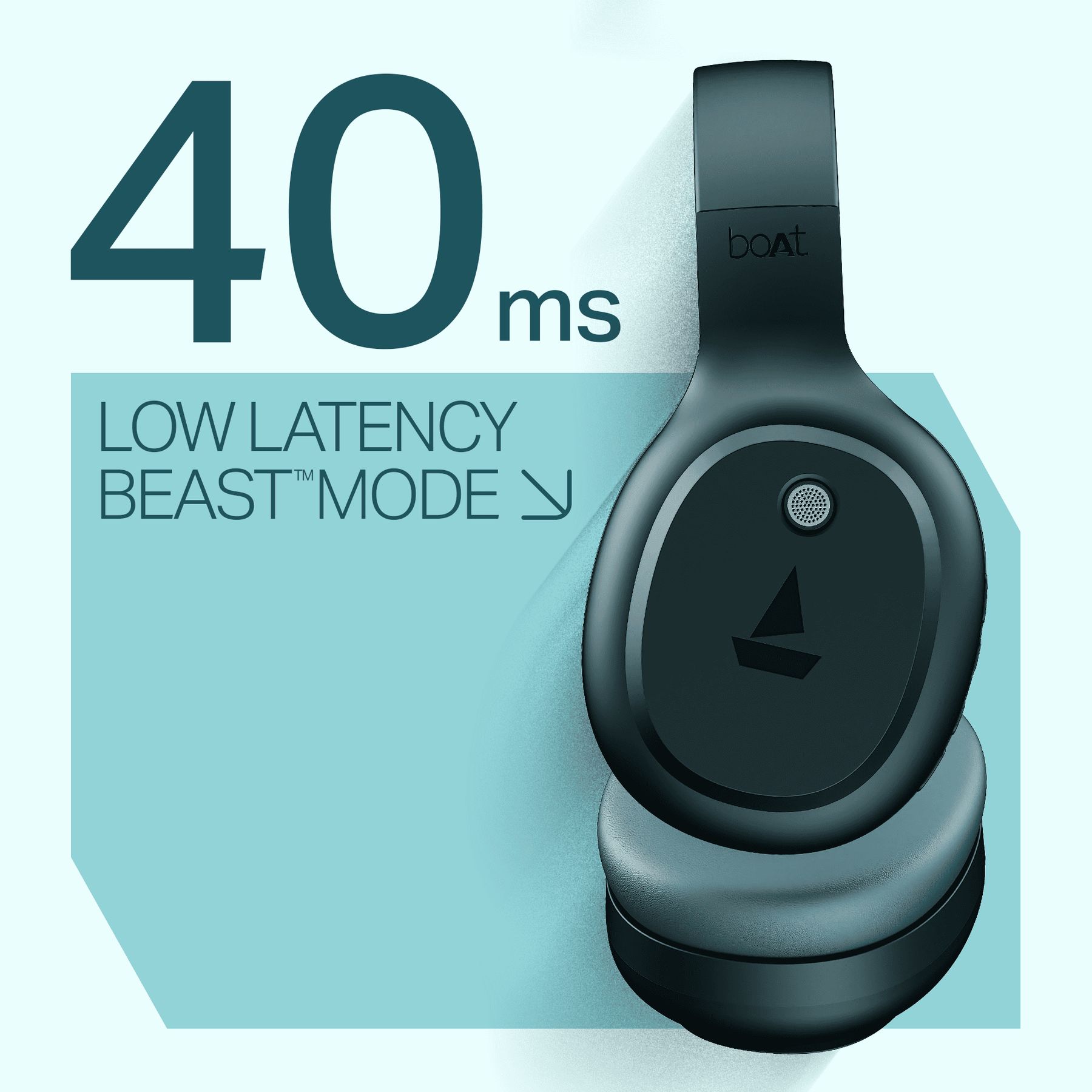 boAt Rockerz 421 Bluetooth Headphone with Mic (40 Hours Playback, Over Ear, Bold Blue)_4