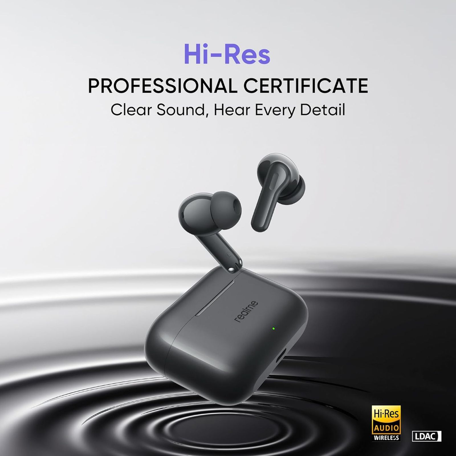 realme Buds T200 TWS Earbuds with Active Noise Cancellation (IP55 Water & Dust Resistant, Dual Device Connection 2.0, Mystic Grey)_7