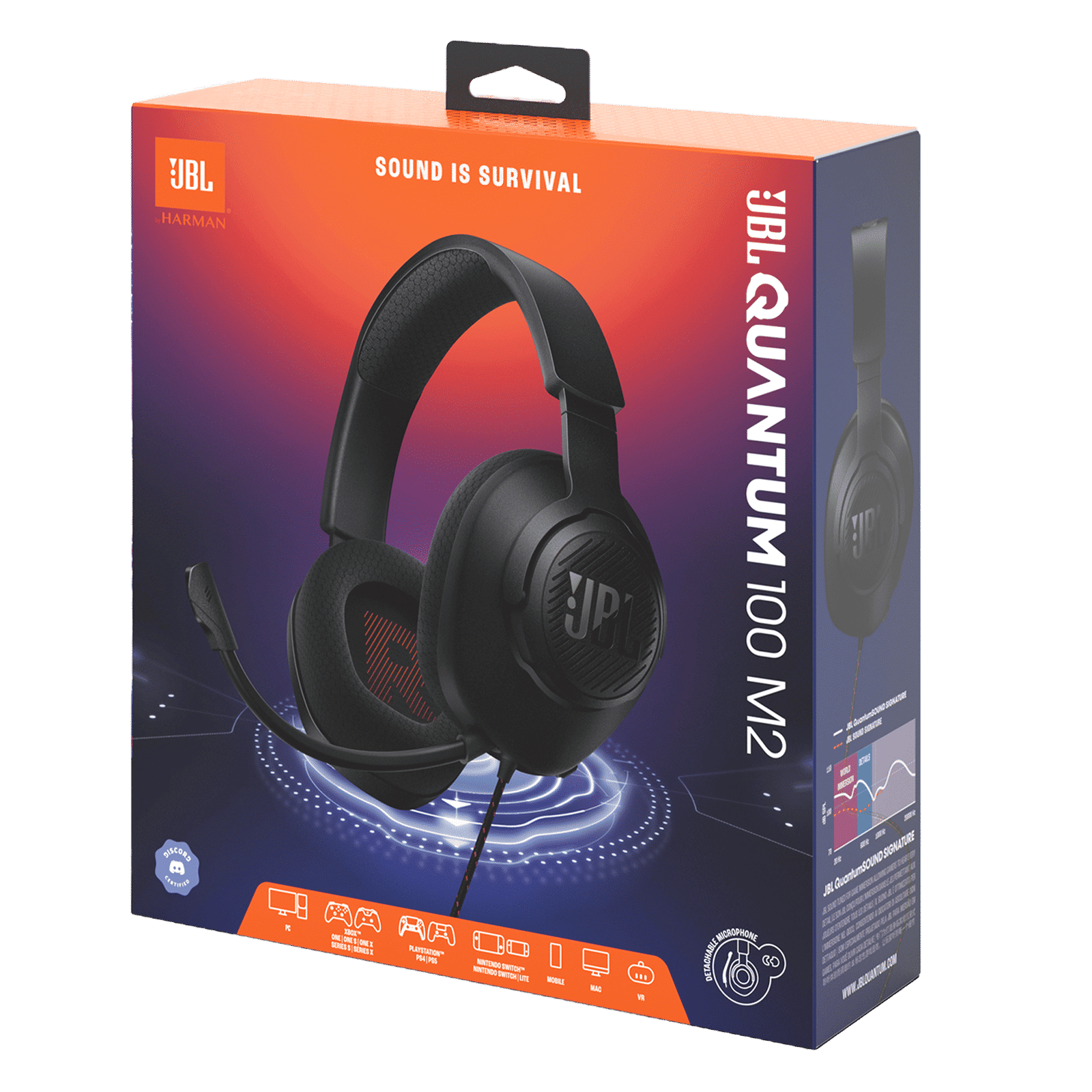 JBL Quantum 100M2 Wired Gaming Headset (Detachable Microphone, Over Ear, Black)_10