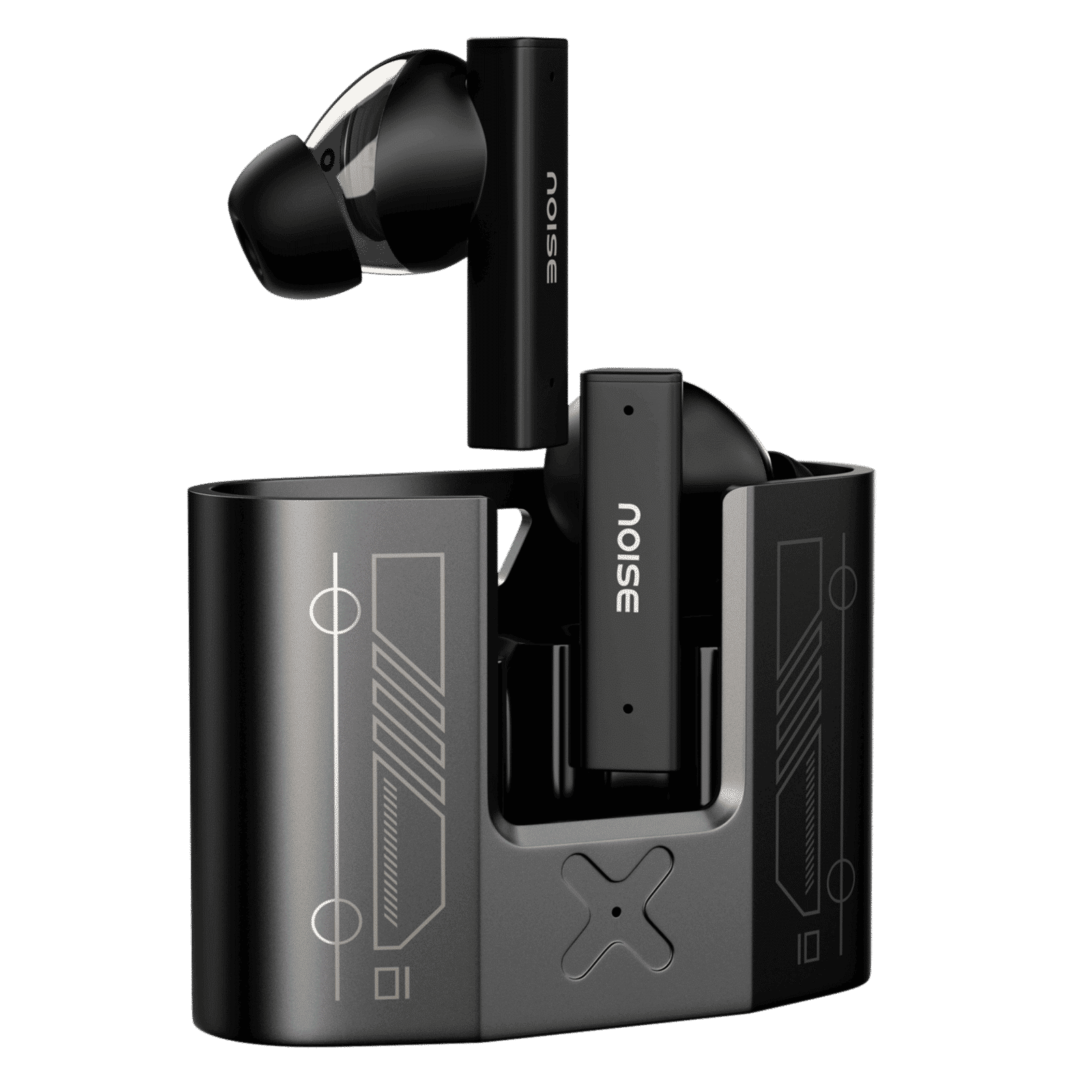 noise Buds Marine AUDHDPHNBUDSMARINE TWS Earbuds with Active Noise Cancellation (IPX4 Water Resistant, Dual Pairing, Marine Black) noise Buds Marine AUDHDPHNBUDSMARINE TWS Earbuds with Active Noise Cancellation (IPX4 Water Resistant, Dual Pairing, Marine Black)_1