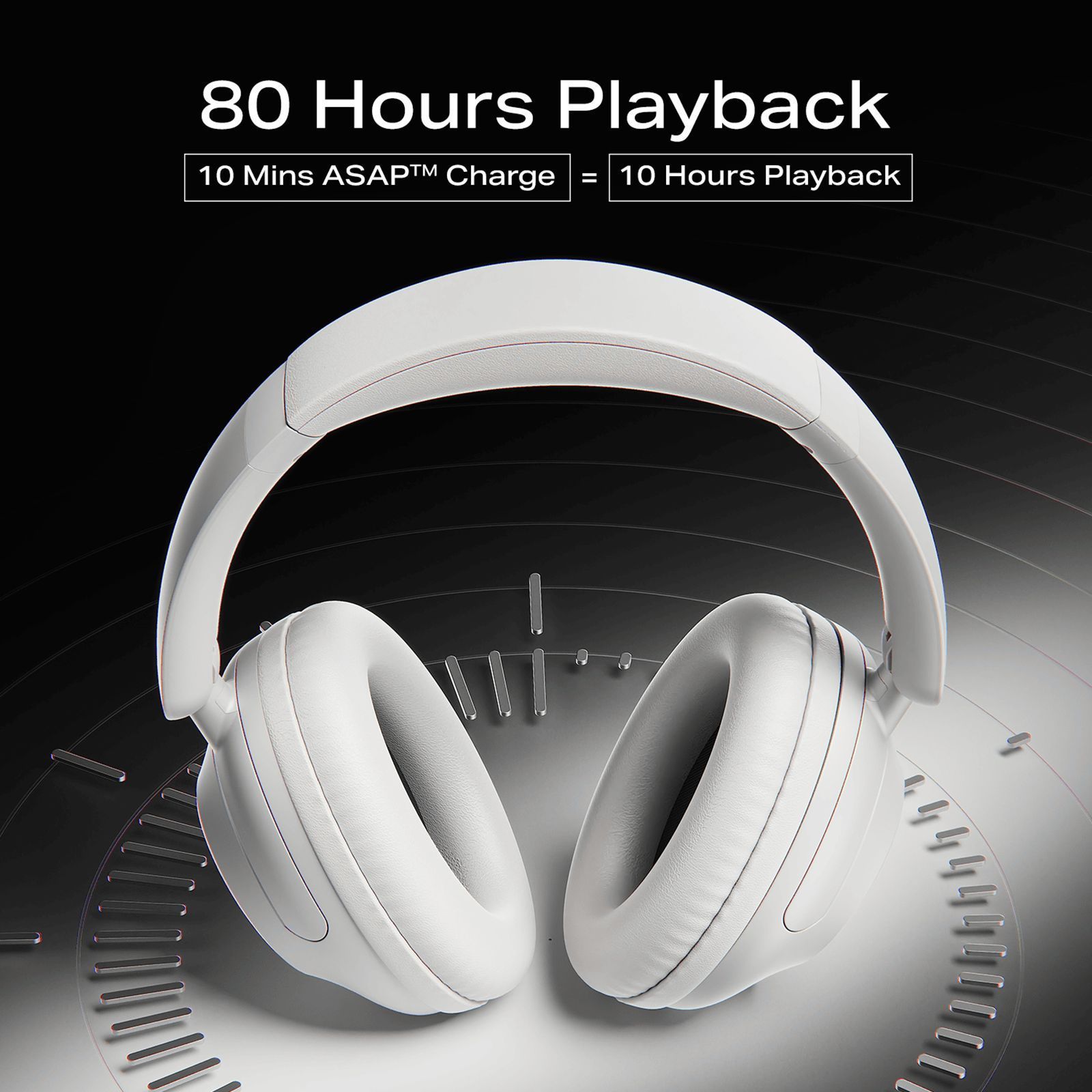 boAt Rockerz 650 Pro Bluetooth Headphone with Mic (80 Hours Playback, Over Ear, Silver Frost)_5