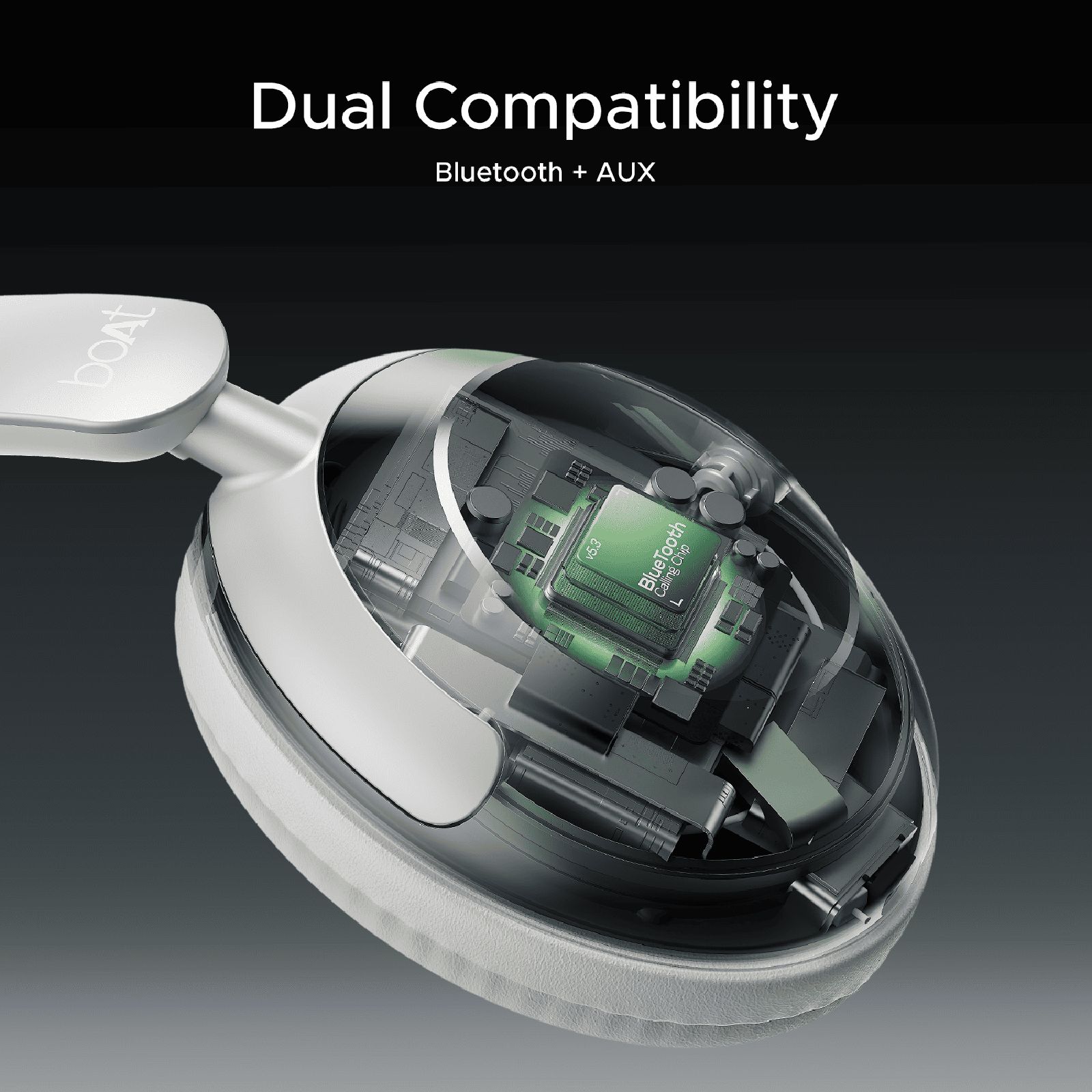 boAt Rockerz 650 Pro Bluetooth Headphone with Mic (80 Hours Playback, Over Ear, Silver Frost)_11