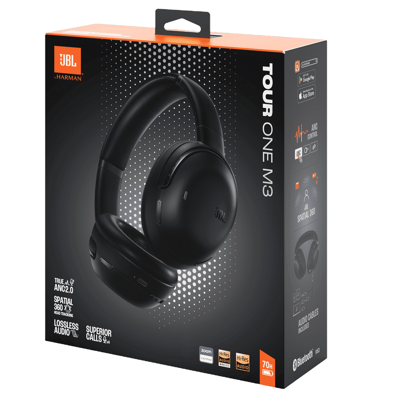 JBL Tour One M3 Bluetooth Headphone with Mic (Adaptive Noise Cancellation, Over Ear, Black)_14