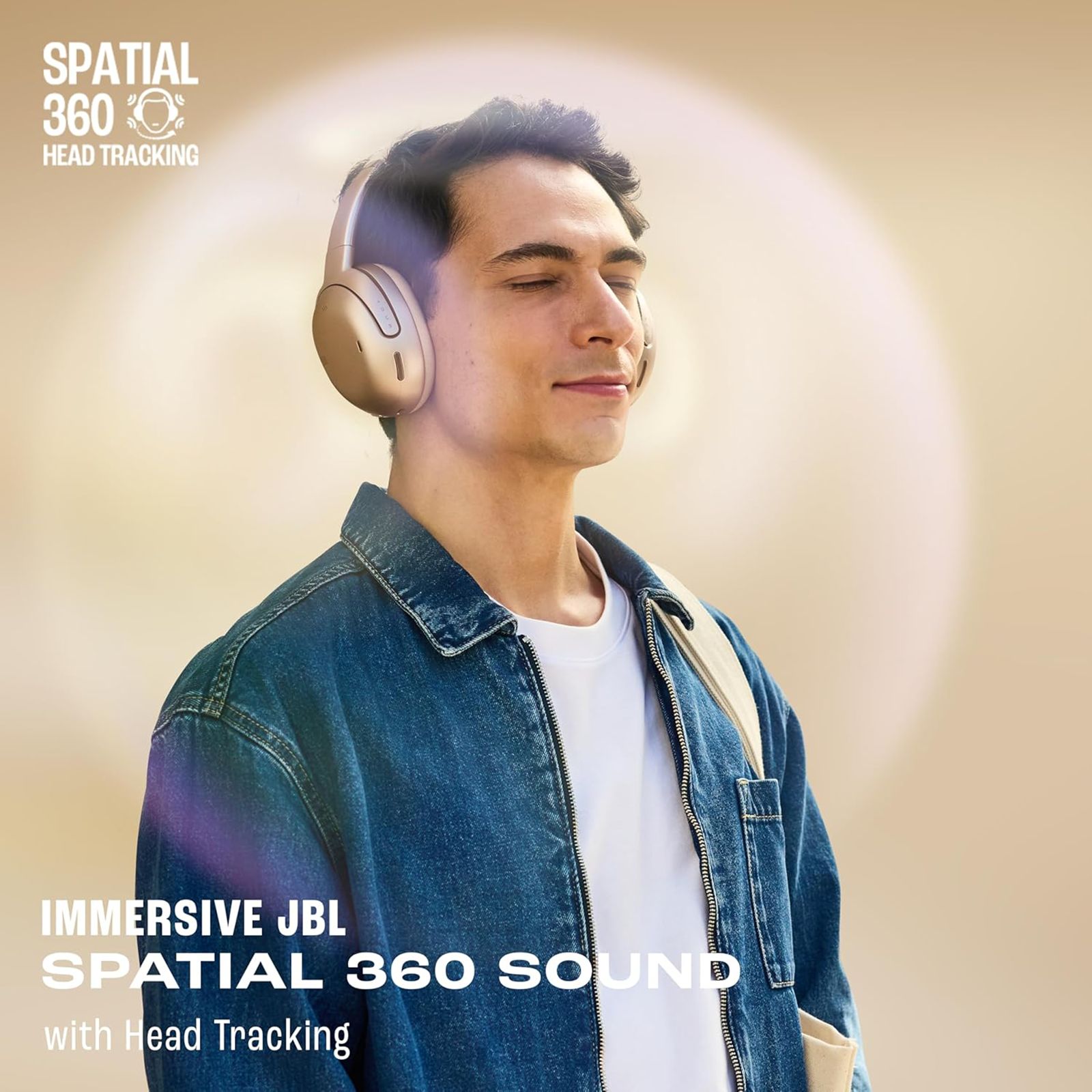 JBL Tour One M3 Bluetooth Headphone with Mic (Adaptive Noise Cancellation, Over Ear, Latte)_16