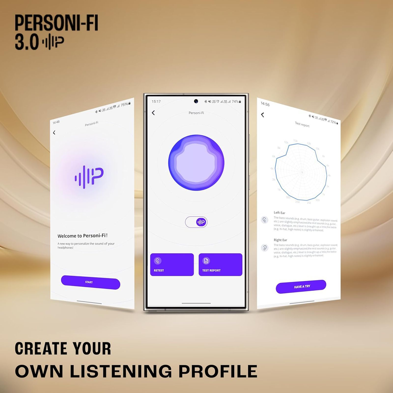 JBL Tour One M3 Bluetooth Headphone with Mic (Adaptive Noise Cancellation, Over Ear, Latte)_19