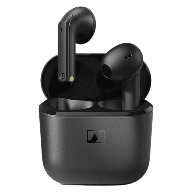 SENNHEISER Accentum Open OTW1BLK TWS Earbuds (IPX4 Splash & Sweat Resistance, Sennheiser Sound Tuning, Black) SENNHEISER Accentum Open OTW1BLK TWS Earbuds (IPX4 Splash & Sweat Resistance, Sennheiser Sound Tuning, Black)_1