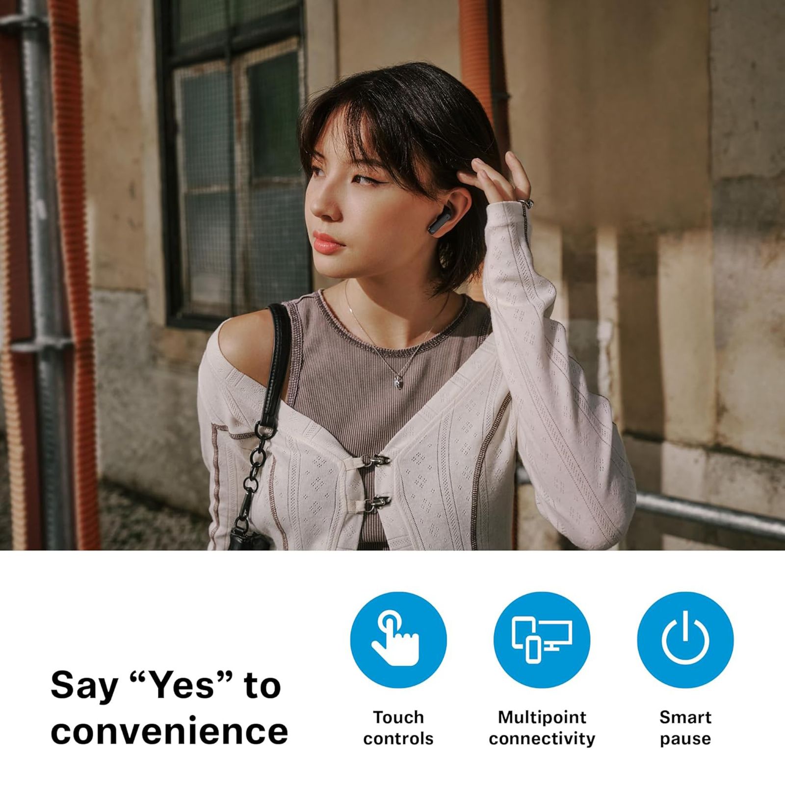 SENNHEISER Accentum Open OTW1BLK TWS Earbuds (IPX4 Splash & Sweat Resistance, Sennheiser Sound Tuning, Black) SENNHEISER Accentum Open OTW1BLK TWS Earbuds (IPX4 Splash & Sweat Resistance, Sennheiser Sound Tuning, Black)_13