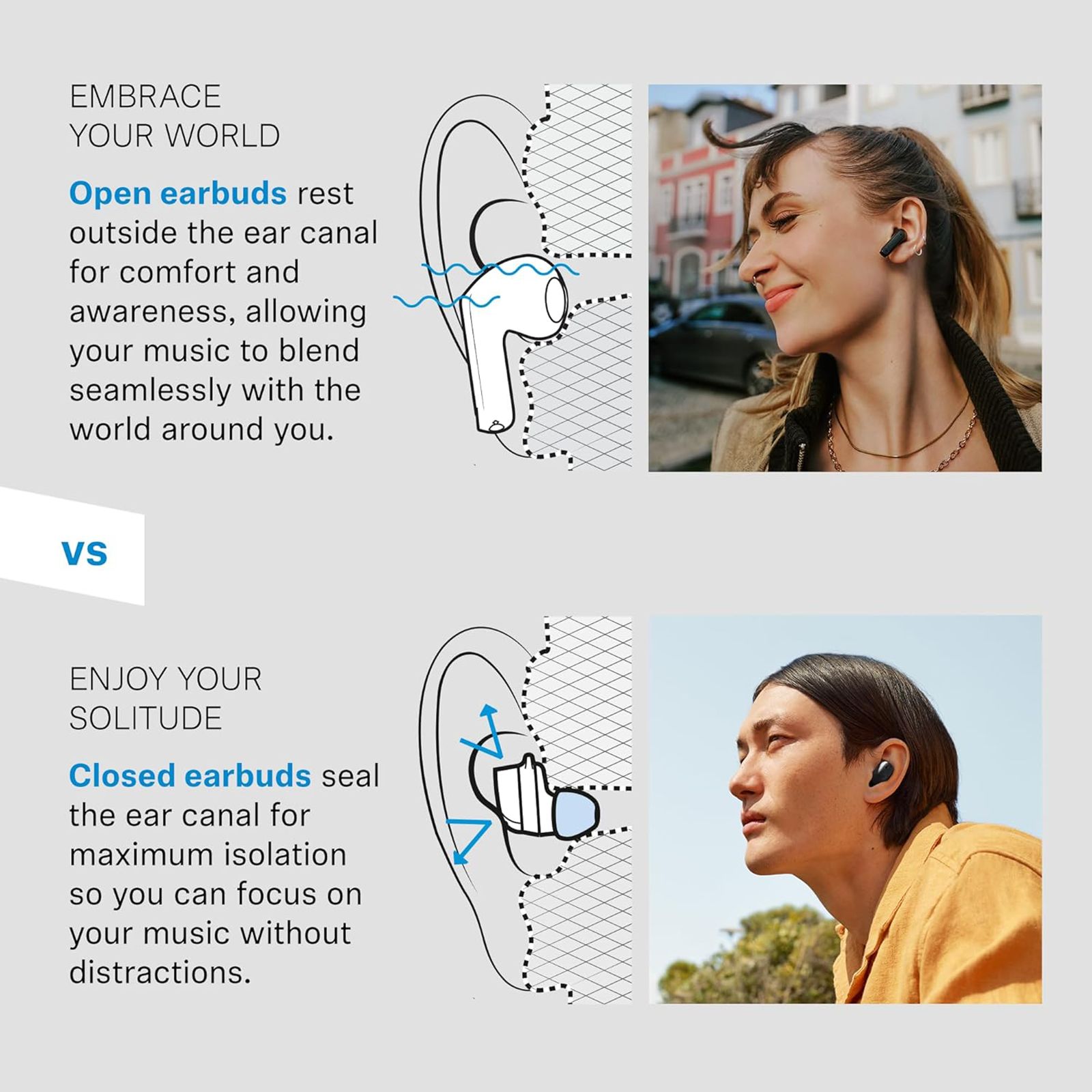 SENNHEISER Accentum Open OTW1BLK TWS Earbuds (IPX4 Splash & Sweat Resistance, Sennheiser Sound Tuning, Black) SENNHEISER Accentum Open OTW1BLK TWS Earbuds (IPX4 Splash & Sweat Resistance, Sennheiser Sound Tuning, Black)_14