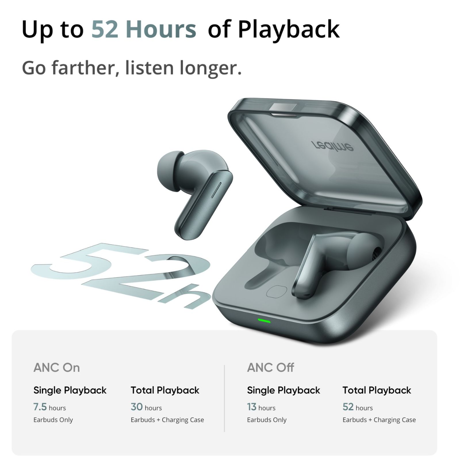 realme Buds Air7 TWS Earbuds with Active Noise Cancellation (IP55 Dust & Water Resistant, Dynamic Audio, Slate Grey)_5