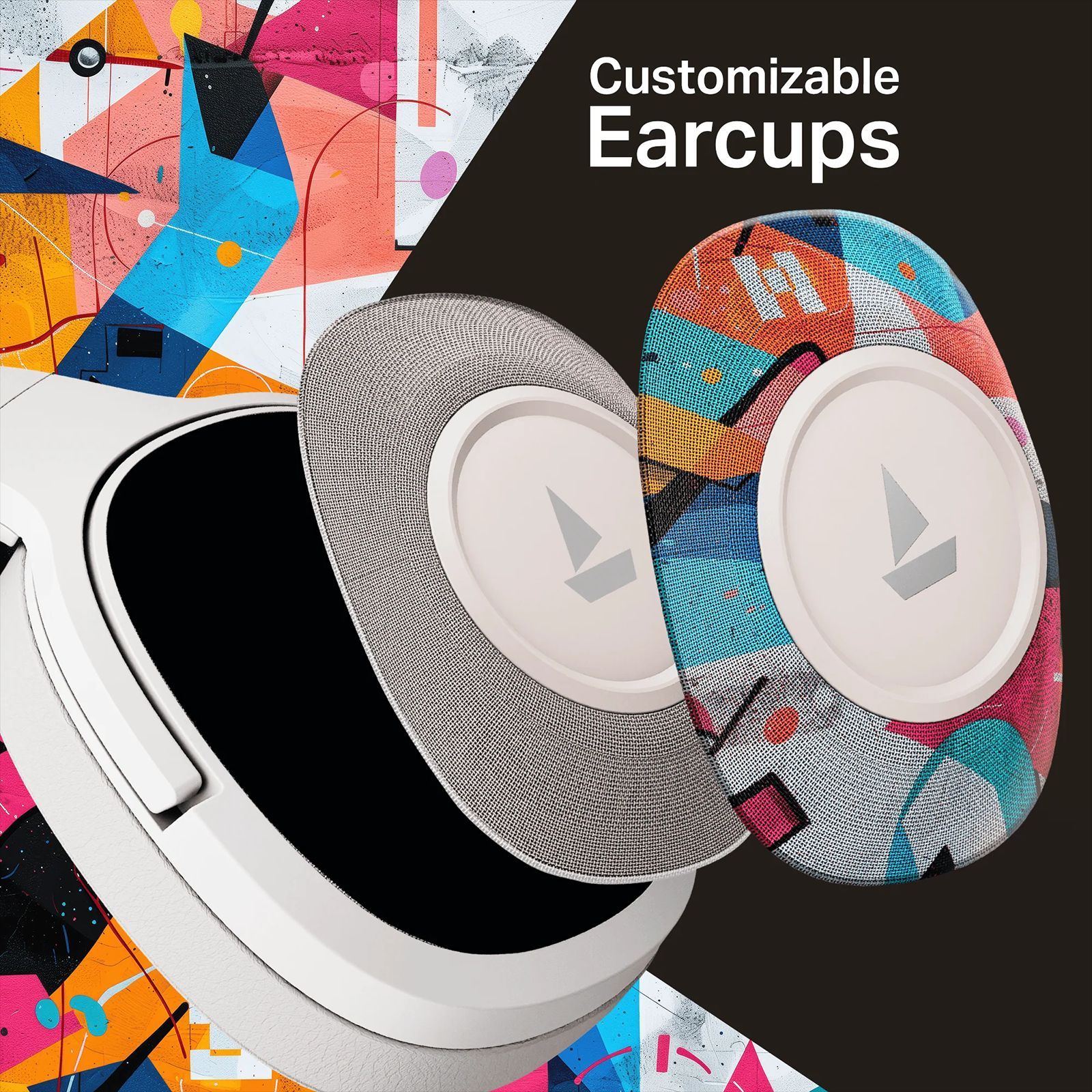 boAt Rockerz Plus 550 Bluetooth Headphone with Mic (Dual Pairing, Over Ear, White Prism) boAt Rockerz Plus 550 Bluetooth Headphone with Mic (Dual Pairing, Over Ear, White Prism)_5