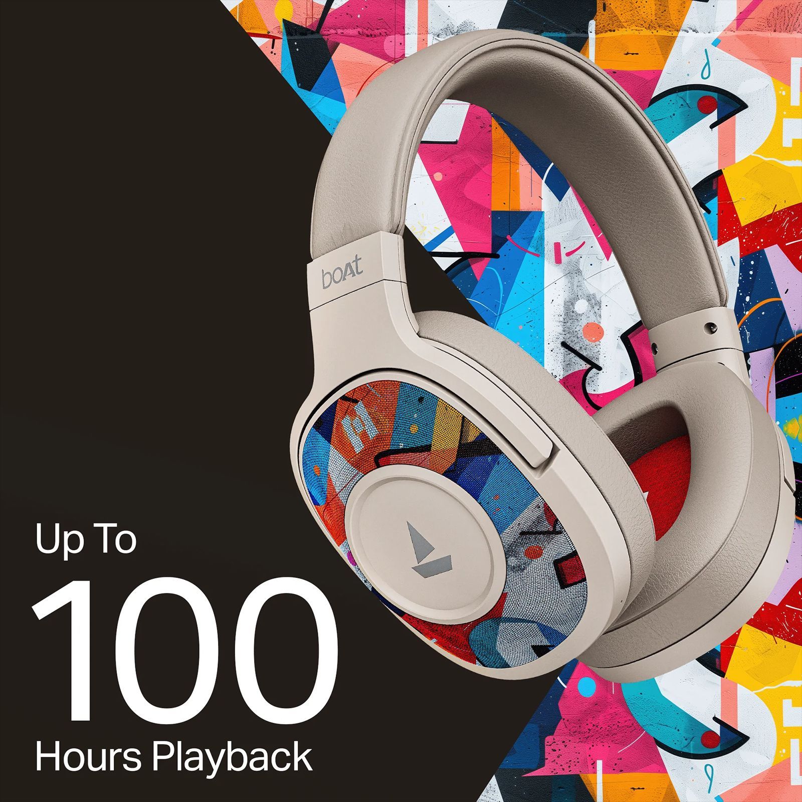 boAt Rockerz Plus 550 Bluetooth Headphone with Mic (Dual Pairing, Over Ear, White Prism) boAt Rockerz Plus 550 Bluetooth Headphone with Mic (Dual Pairing, Over Ear, White Prism)_2