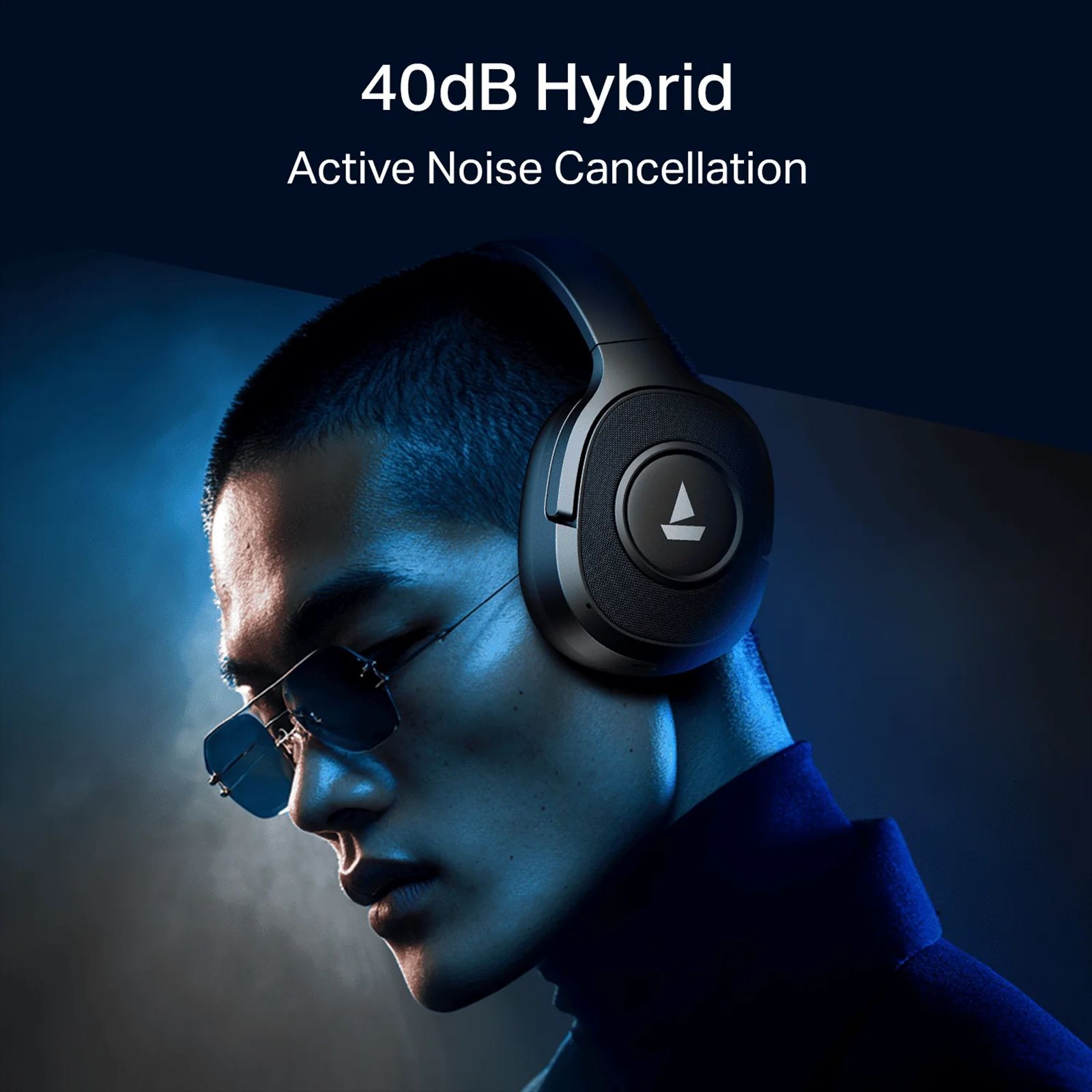 boAt Rockerz Plus 550 ANC Bluetooth with Mic (ENx Technology, Over Ear, Cosmic Black)_2