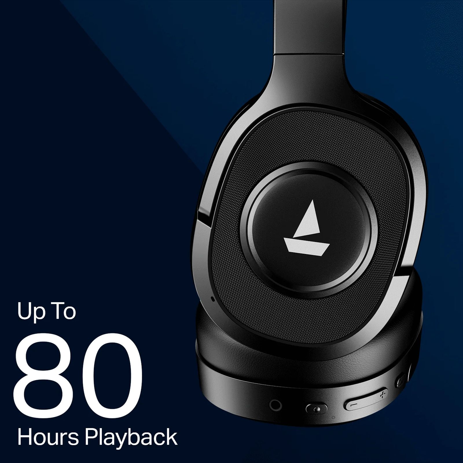 boAt Rockerz Plus 550 ANC Bluetooth with Mic (ENx Technology, Over Ear, Cosmic Black)_3