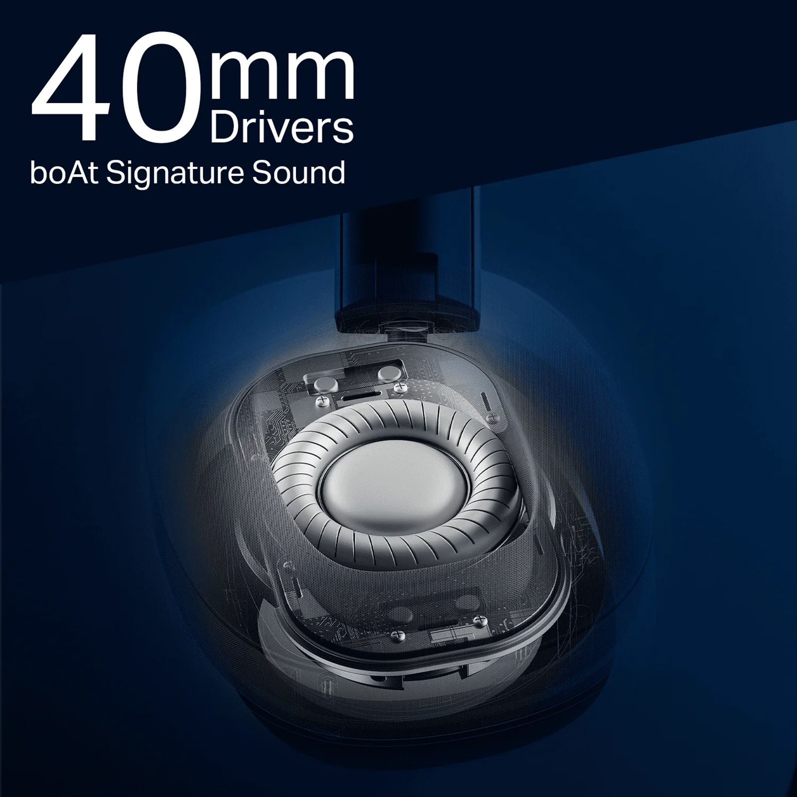 boAt Rockerz Plus 550 ANC Bluetooth with Mic (ENx Technology, Over Ear, Bold Blue)_4