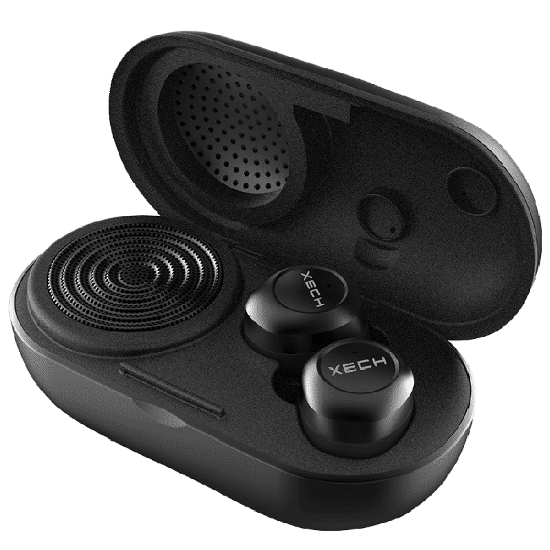 XECH Speakerpods TWS Earbuds (IPX4 Sweat-Splash Proof, Voice Assistant, Black)_1