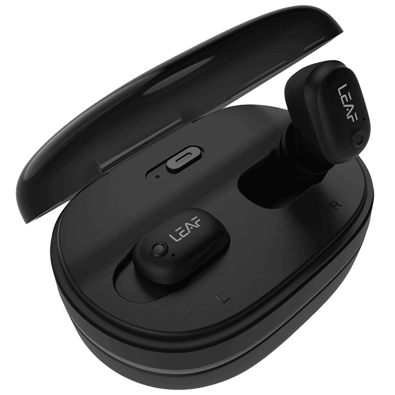 LEAF Buds Truly Wireless Earphones (Black)_1