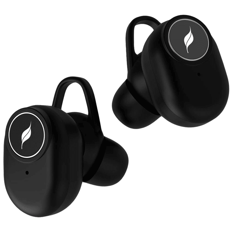 LEAF Pods TRUE Wireless Earphones (Black)_1