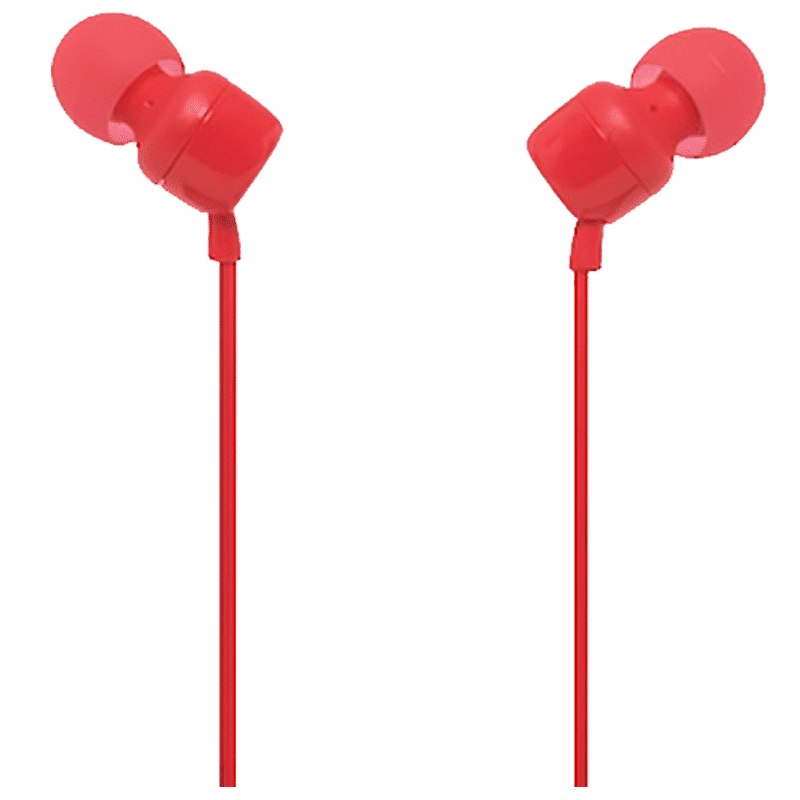 JBL Tune 110 JBLT110RED In-Ear Wired Earphone with Mic (JBL Pure Bass sound, Red)_6