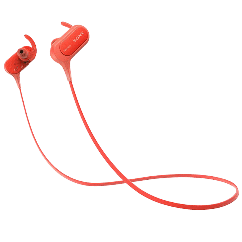 SONY MDR-XB50BSRZE Neckband (IPX4 Waterproof, One Touch Connectivity, Red)_2