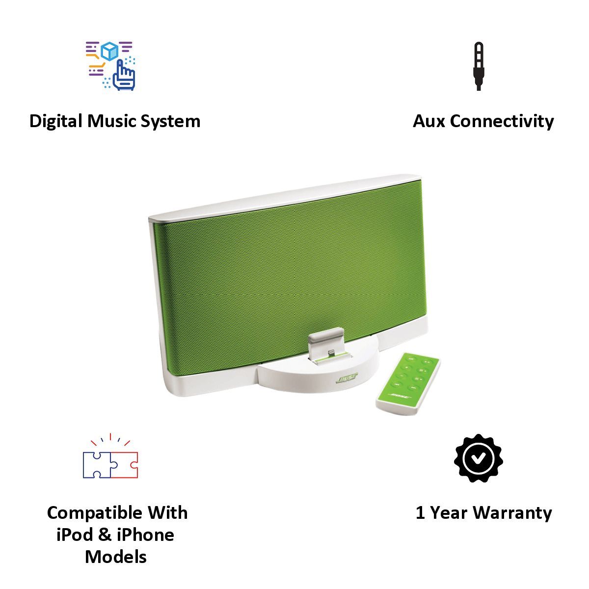 BOSE SoundDock Digital Music System (Series III, Green)_3
