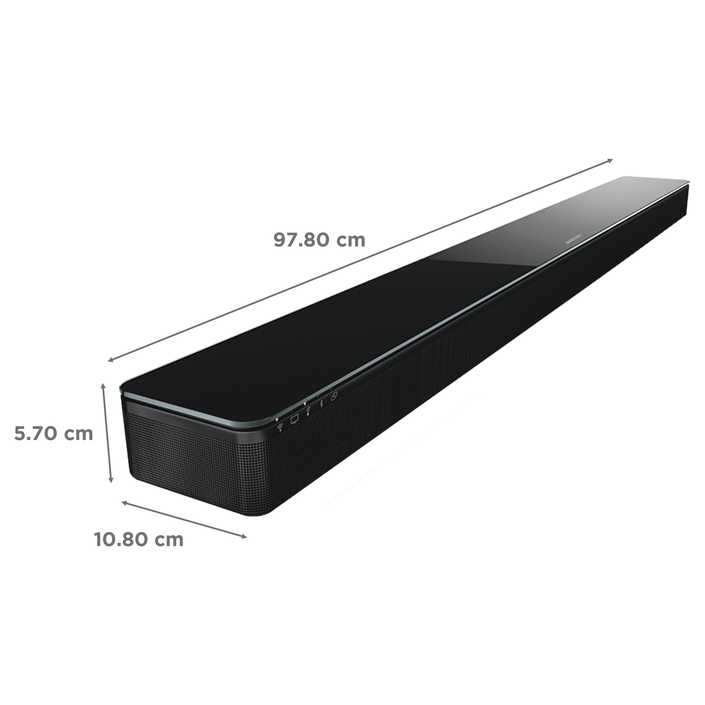 BOSE Soundtouch 300 Bluetooth Soundbar with Remote (Rich Bass, 3.1 Channel, Black)_3