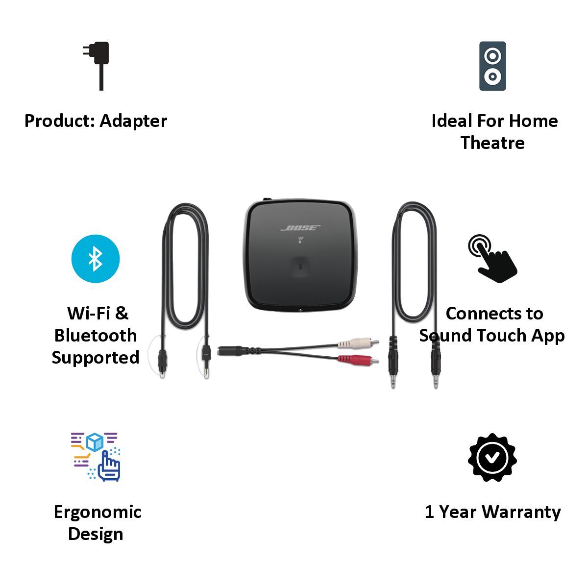 BOSE SoundTouch Wireless Link Adapter (767397-5130, Black) BOSE SoundTouch Wireless Link Adapter (767397-5130, Black)_3