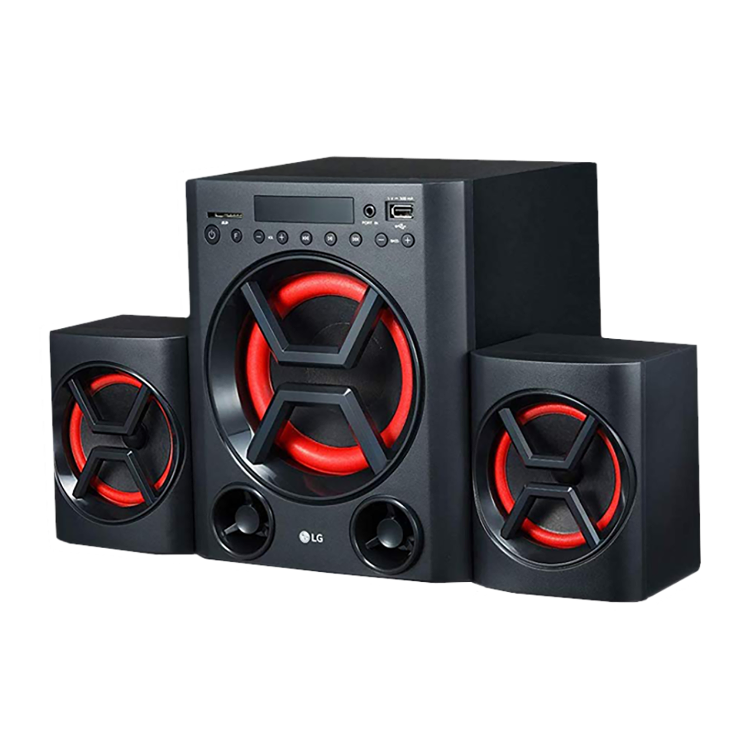 LG 40W Multimedia Speaker (Deep Bass Sound, 2.1 Channel, Red) LG 40W Multimedia Speaker (Deep Bass Sound, 2.1 Channel, Red)_10