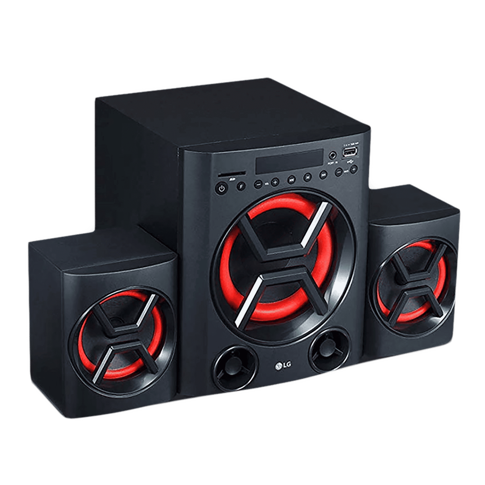 LG 40W Multimedia Speaker (Deep Bass Sound, 2.1 Channel, Red) LG 40W Multimedia Speaker (Deep Bass Sound, 2.1 Channel, Red)_4