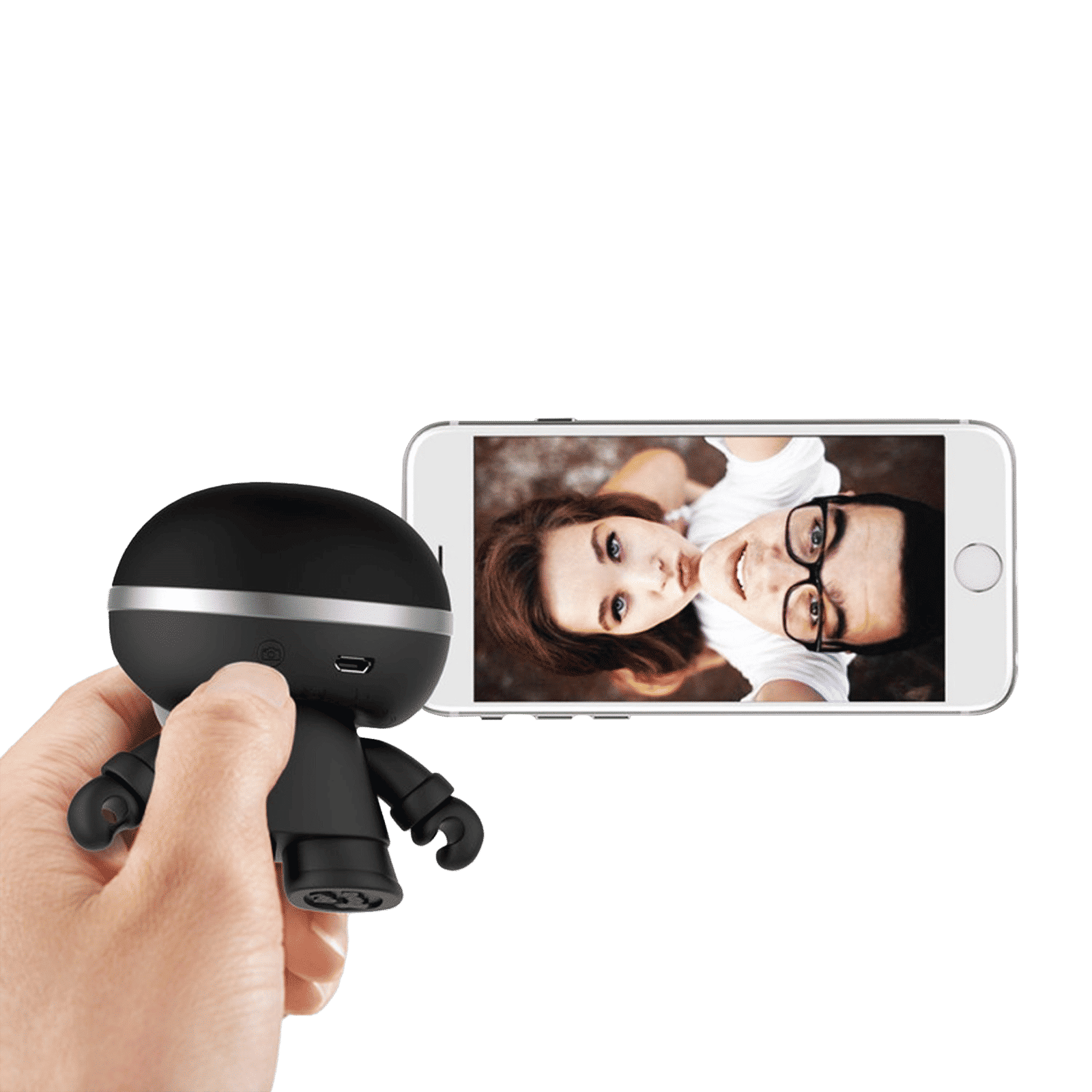 xoopar X3 Boy Mini 3W Portable Bluetooth Speaker (Selfie Remote, Mono Channel, Black) xoopar X3 Boy Mini 3W Portable Bluetooth Speaker (Selfie Remote, Mono Channel, Black)_3