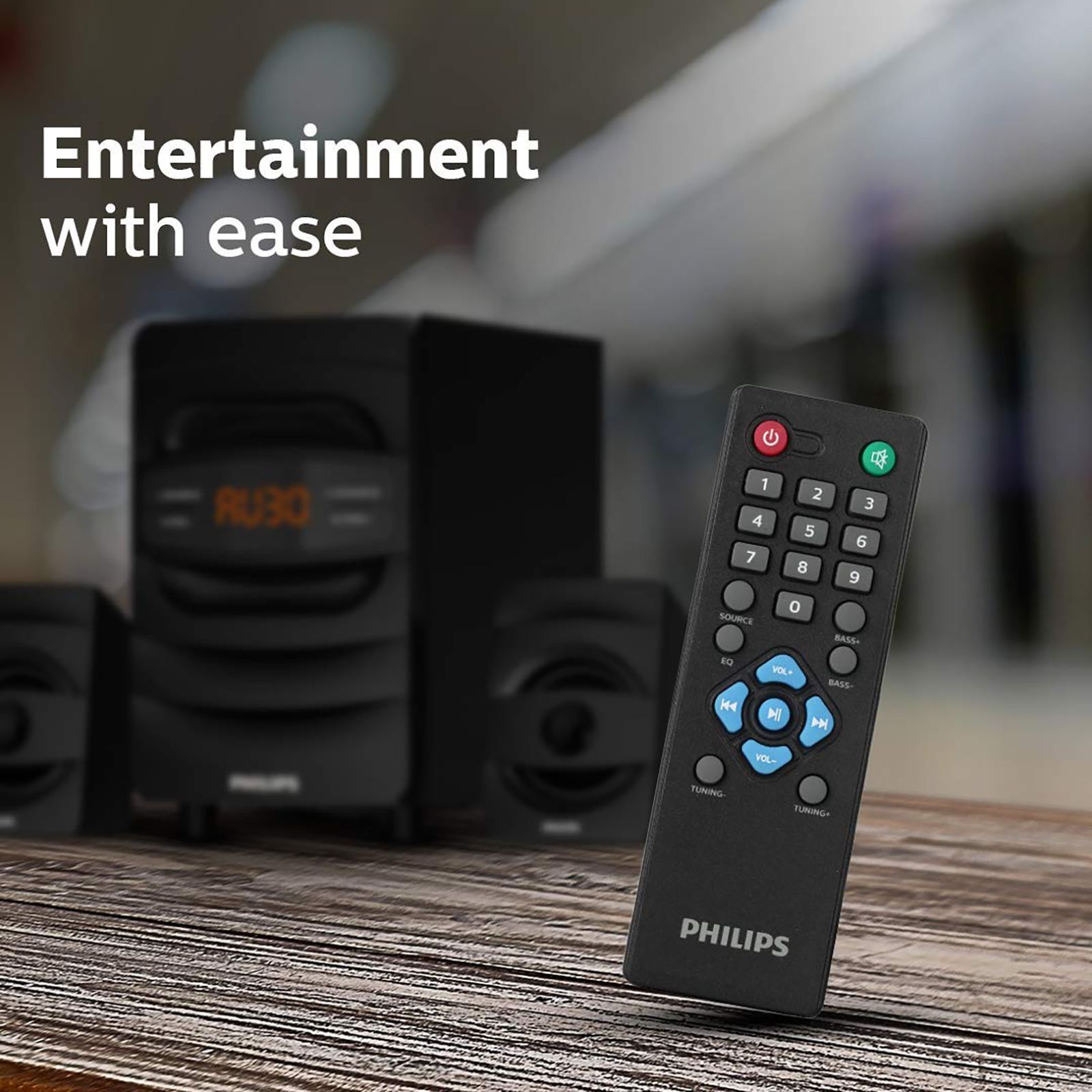 PHILIPS 31W Multimedia Speaker (Surround Sound, 2.1 Channel, Black)_7