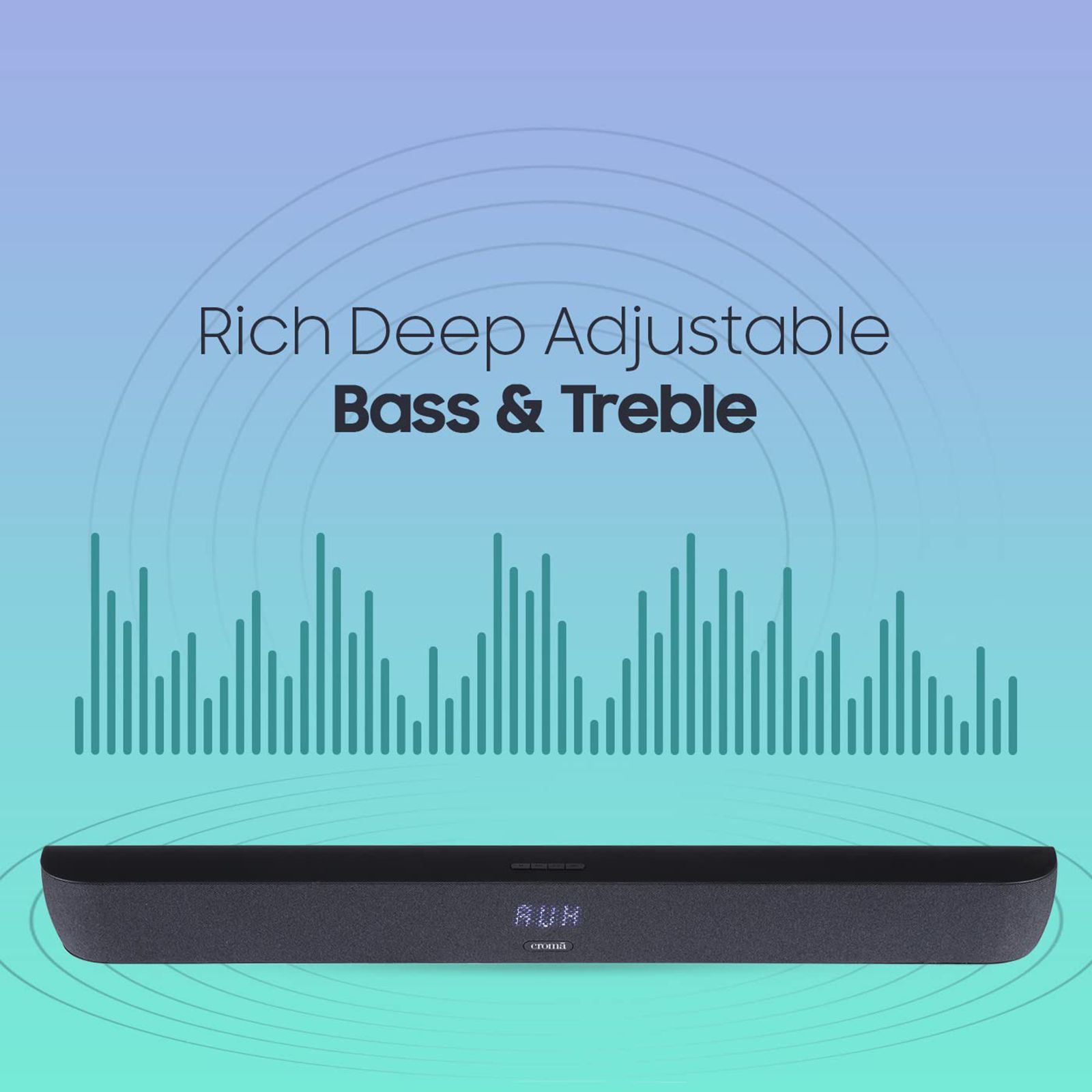 Croma 240W Bluetooth Soundbar with Remote (Rich Bass, 2.1 Channel, Black)_16