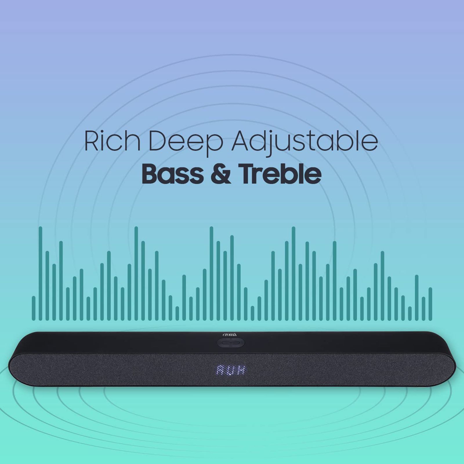 Croma 180W Bluetooth Soundbar with Remote (Rich and Deep Bass, 2.1 Channel, Black)_17