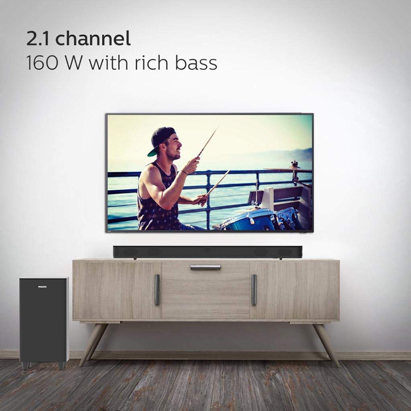 PHILIPS HTL8162/94 160W Bluetooth Soundbar with Remote (Thumping Bass, 2.1 Channel, Black) PHILIPS HTL8162/94 160W Bluetooth Soundbar with Remote (Thumping Bass, 2.1 Channel, Black)_13