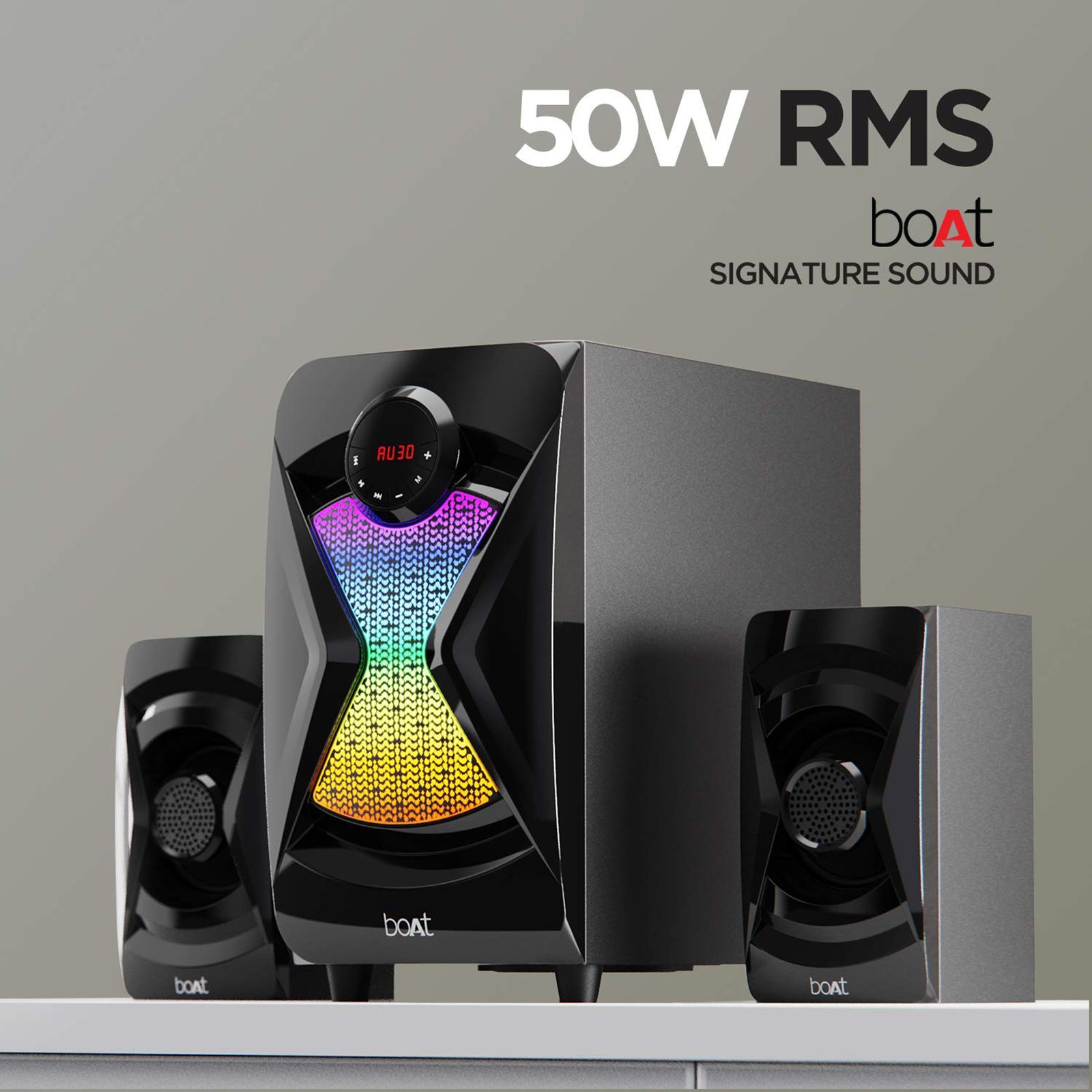 boAt 2.1 Channel 50 Watt Multi-Channel Speaker (Bluetooth 5.0, Blitz 1500, Black)_10