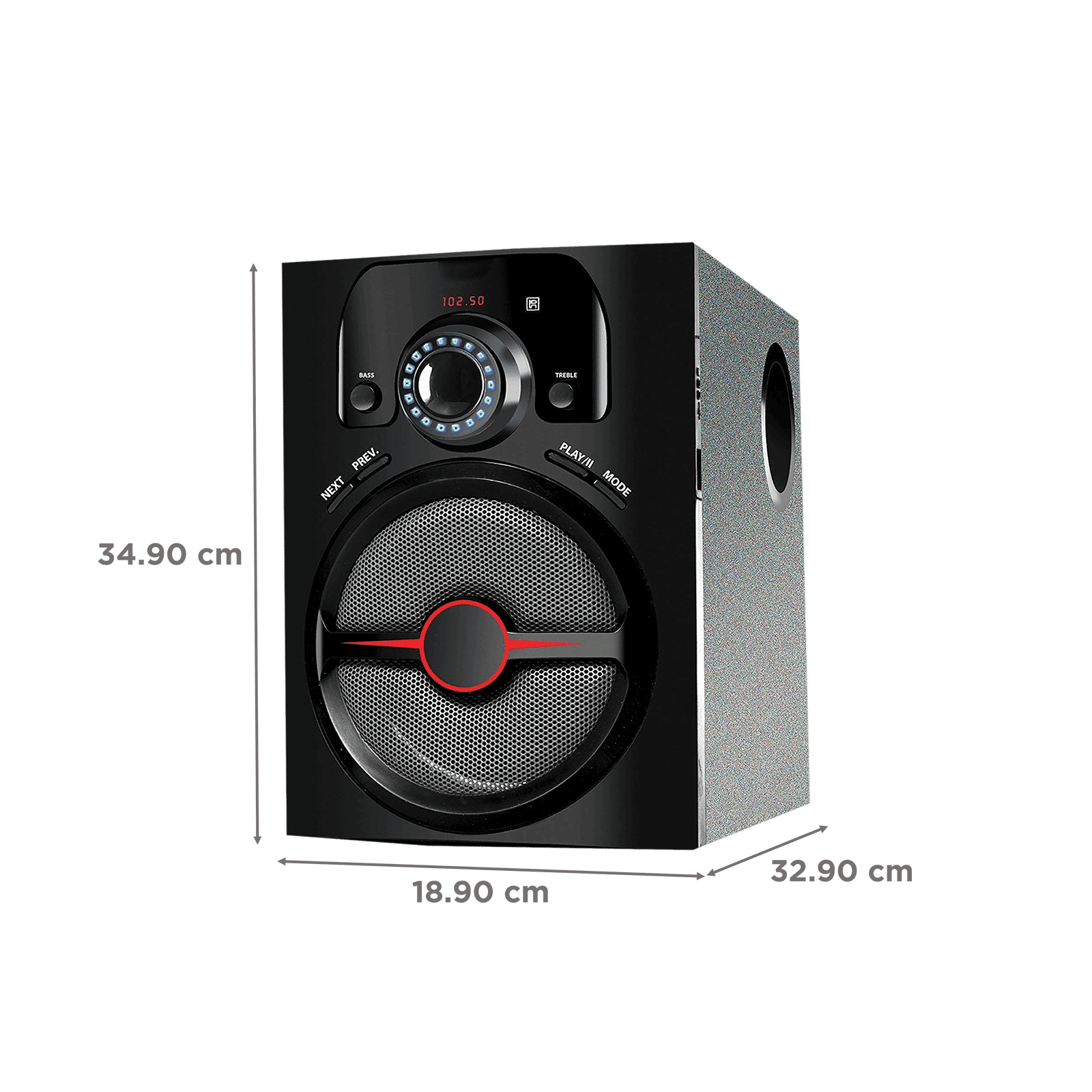 I KALL 70 Watts 7.1 Channel Mono Channel Multimedia Home Theatre System (Bluetooth, IK-4444, Black)_3