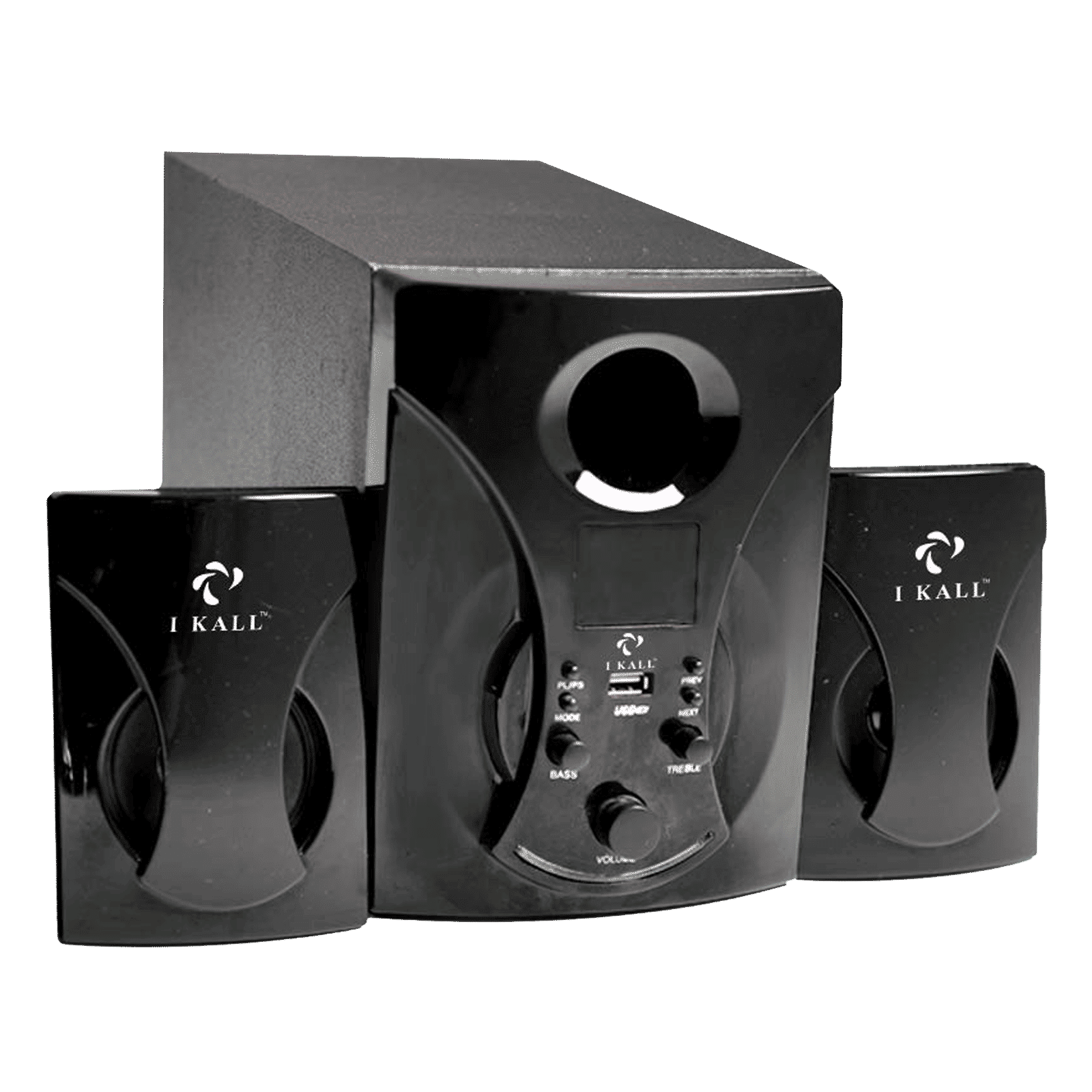 I KALL IK-22 40W Multimedia Speaker (Surrounding & Clear Sound, 2.1 Channel, Black)_1