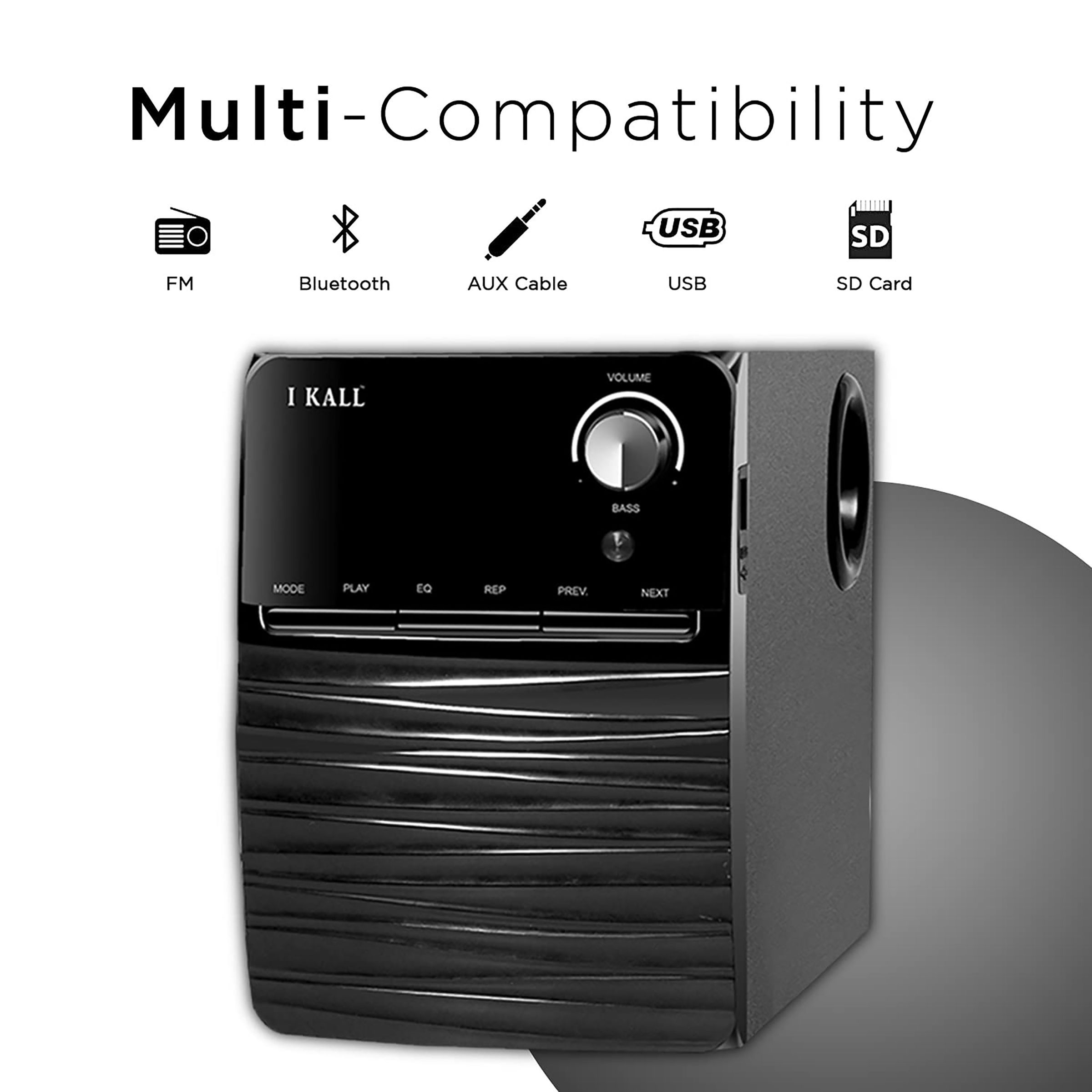 I KALL IK-403 60W Bluetooth Home Theatre with Remote (Deep Bass, 4.1 Channel, Black) I KALL IK-403 60W Bluetooth Home Theatre with Remote (Deep Bass, 4.1 Channel, Black)_9